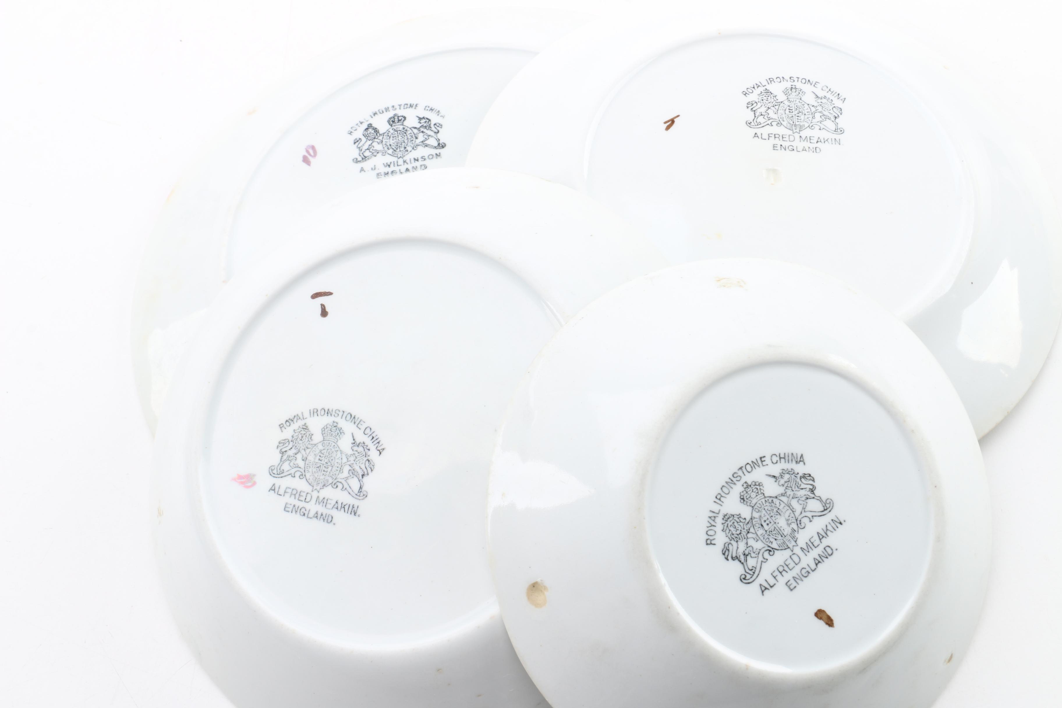 1891-96 A. J. Wilkinson "Tea Leaf" Ironstone Tableware