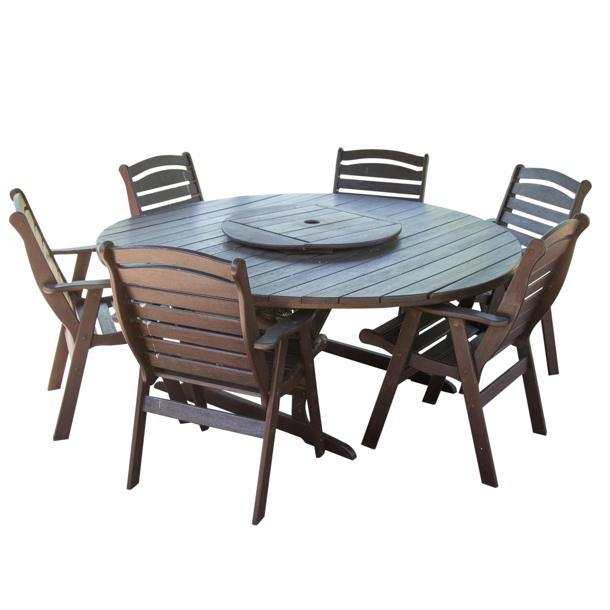 Jarrah outdoor discount table and chairs