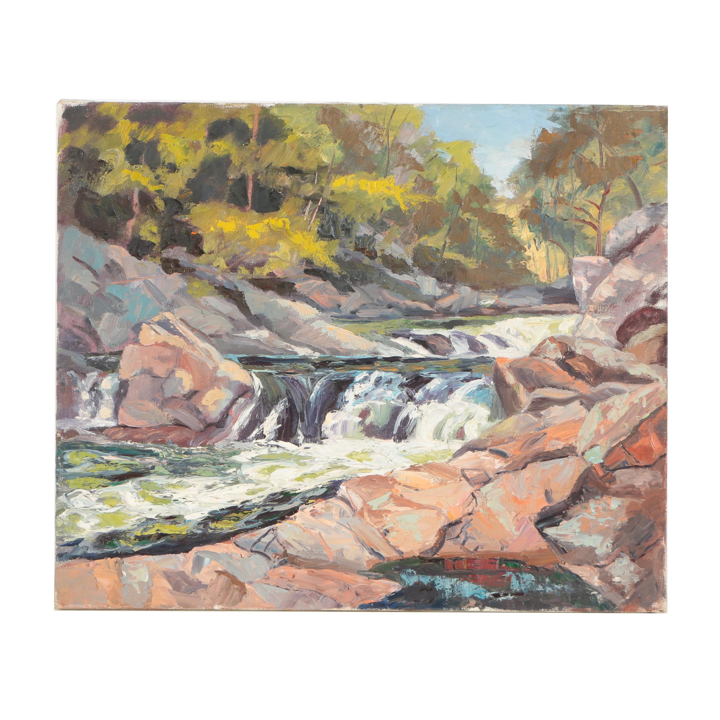 Oil Painting Attributed to Edward Hummer