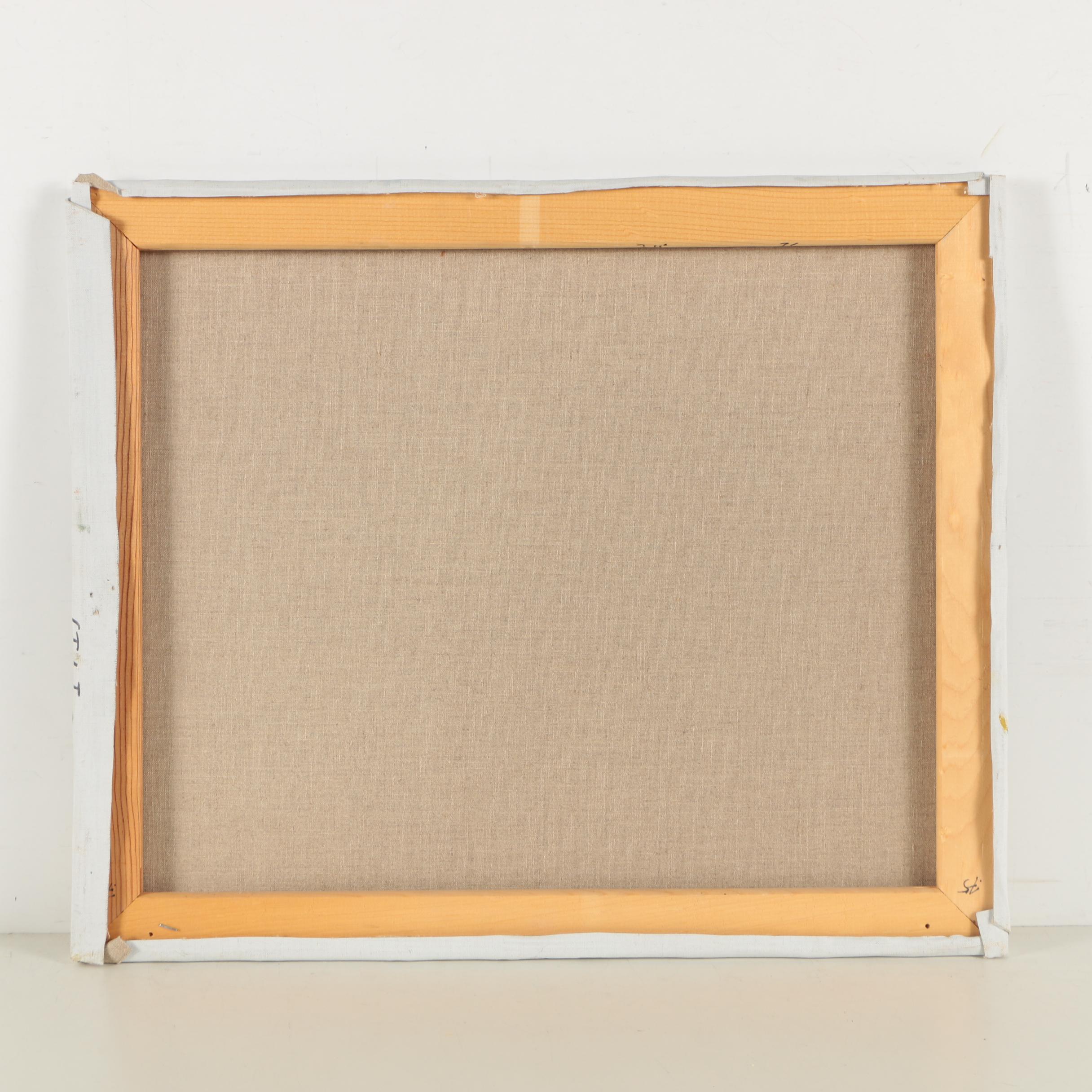 Oil Painting After the Manner of Edward J. Hummer of Western Mountain Landscape