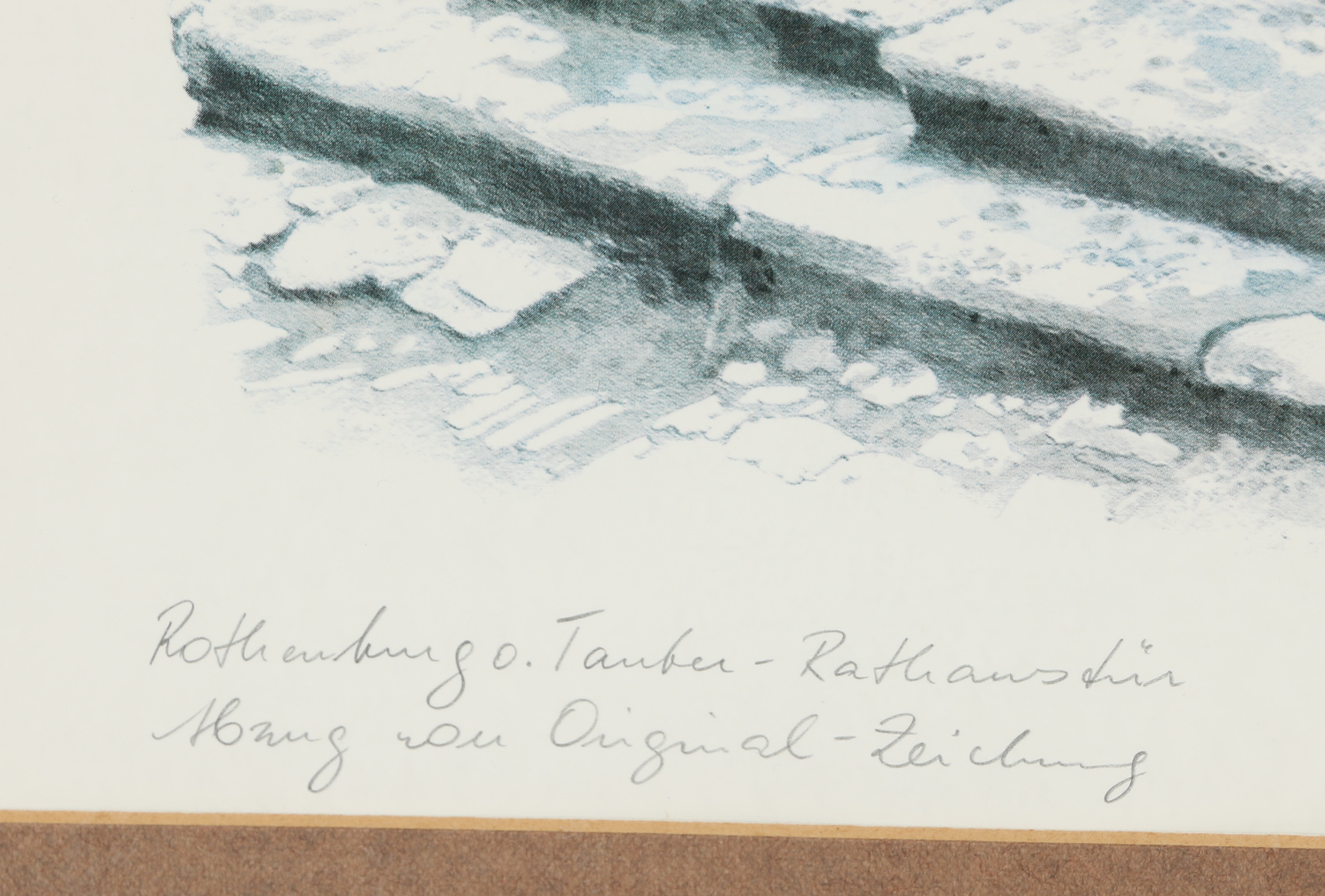 Offset Lithograph "Rothenburg Tauber"