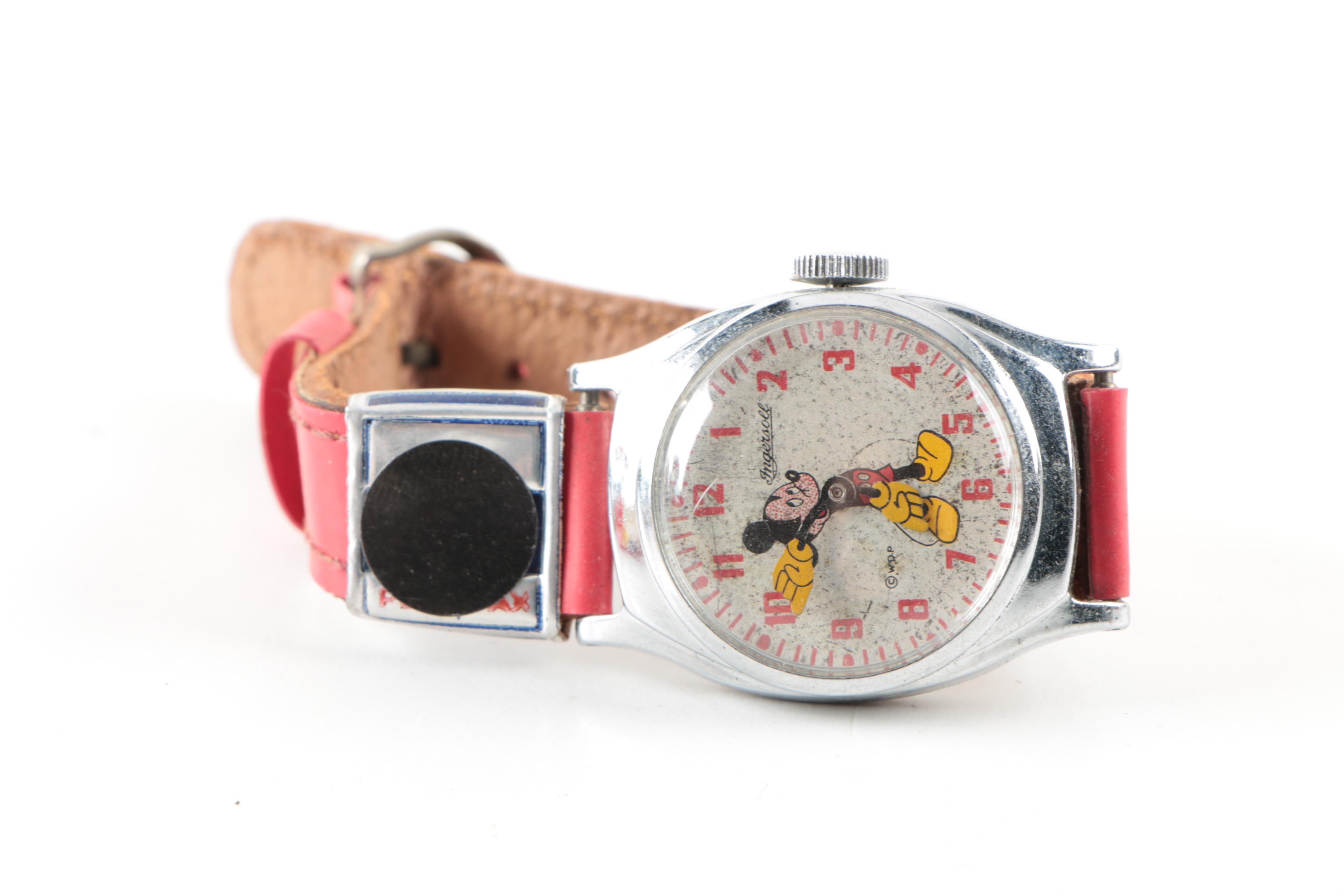 Bradley Cinderella and Disney Snow White and Mickey Mouse Watches
