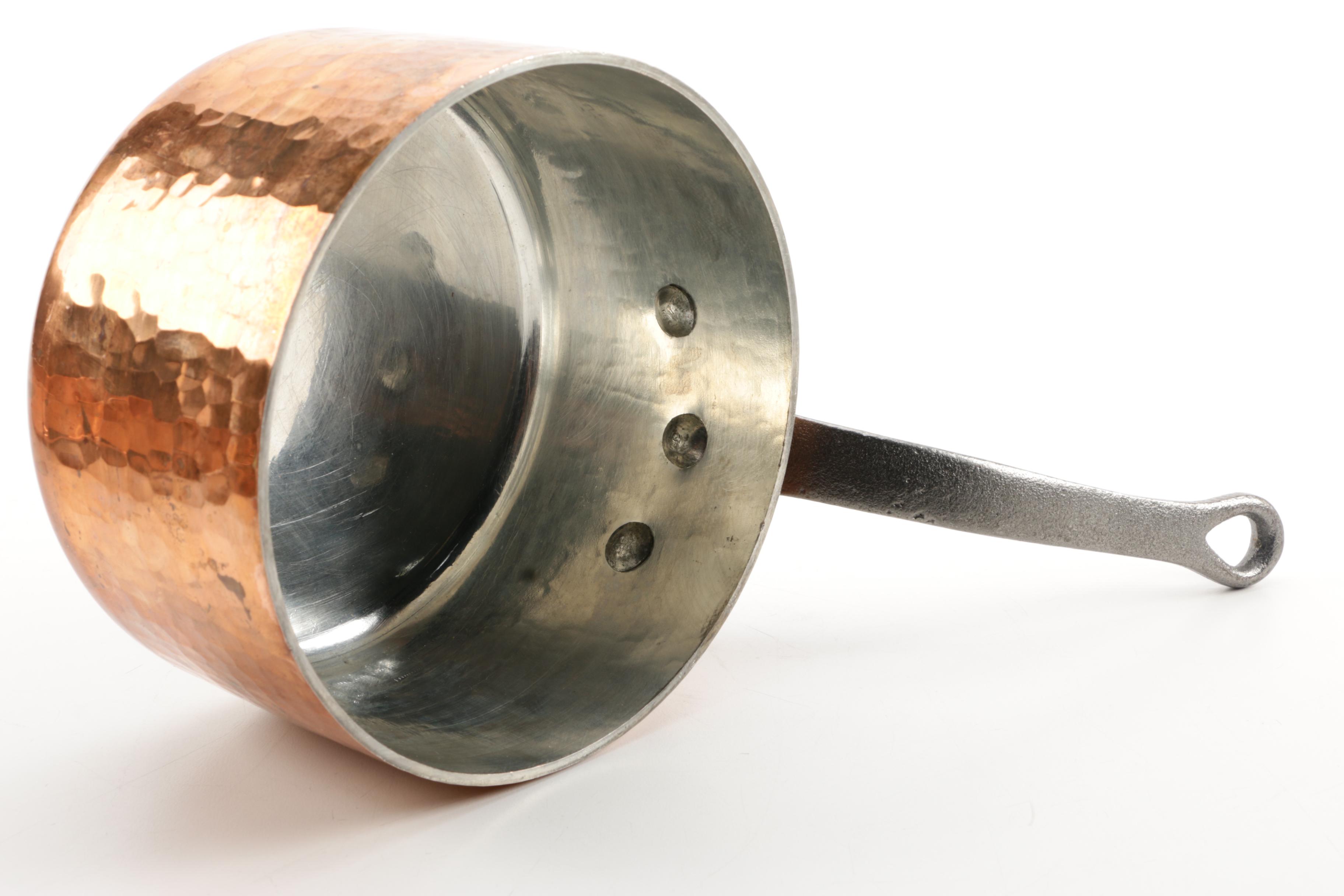 Copper Cookware Featuring Knight & Thomas and Columbian Silver Co.