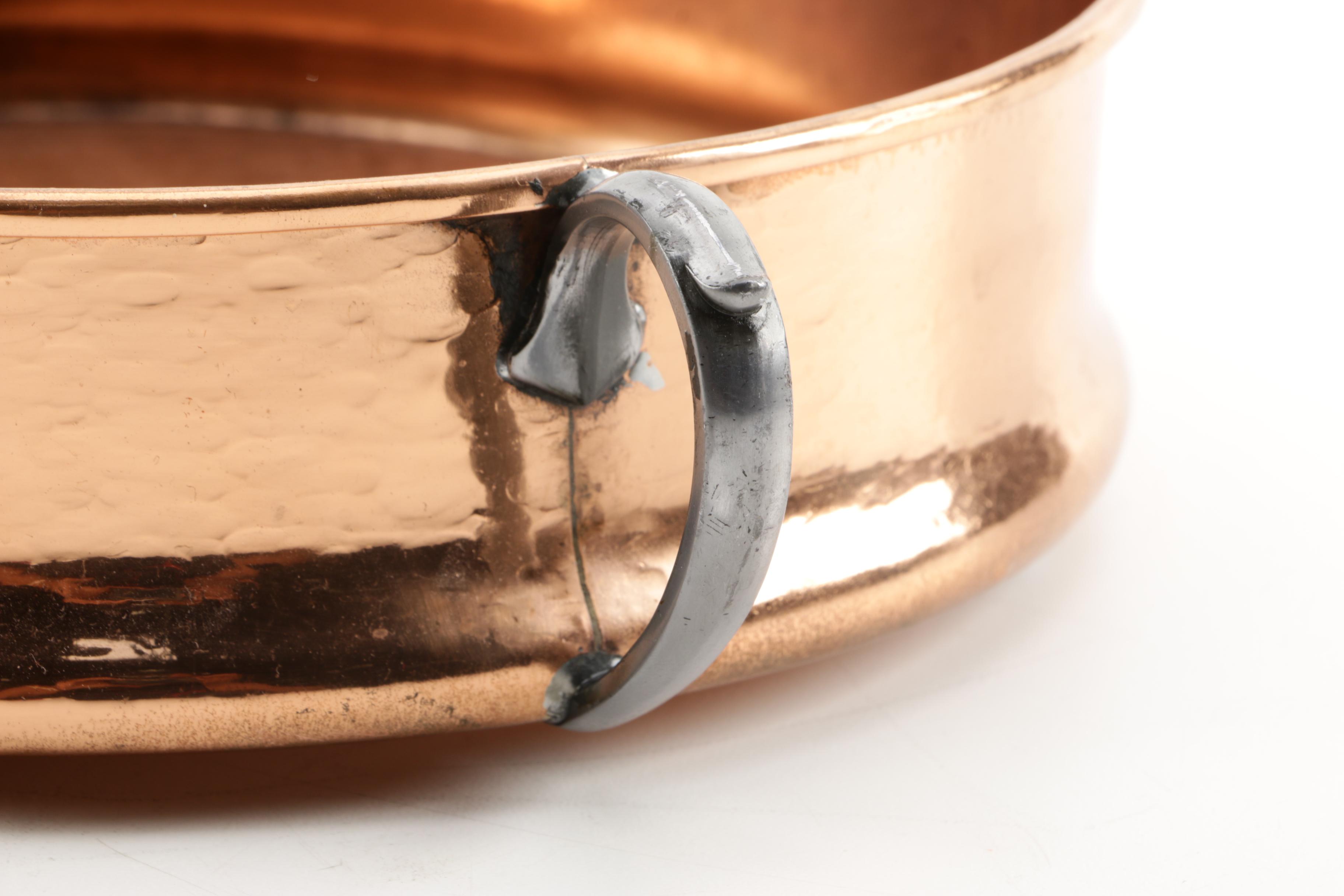 Copper Cookware Featuring Knight & Thomas and Columbian Silver Co.