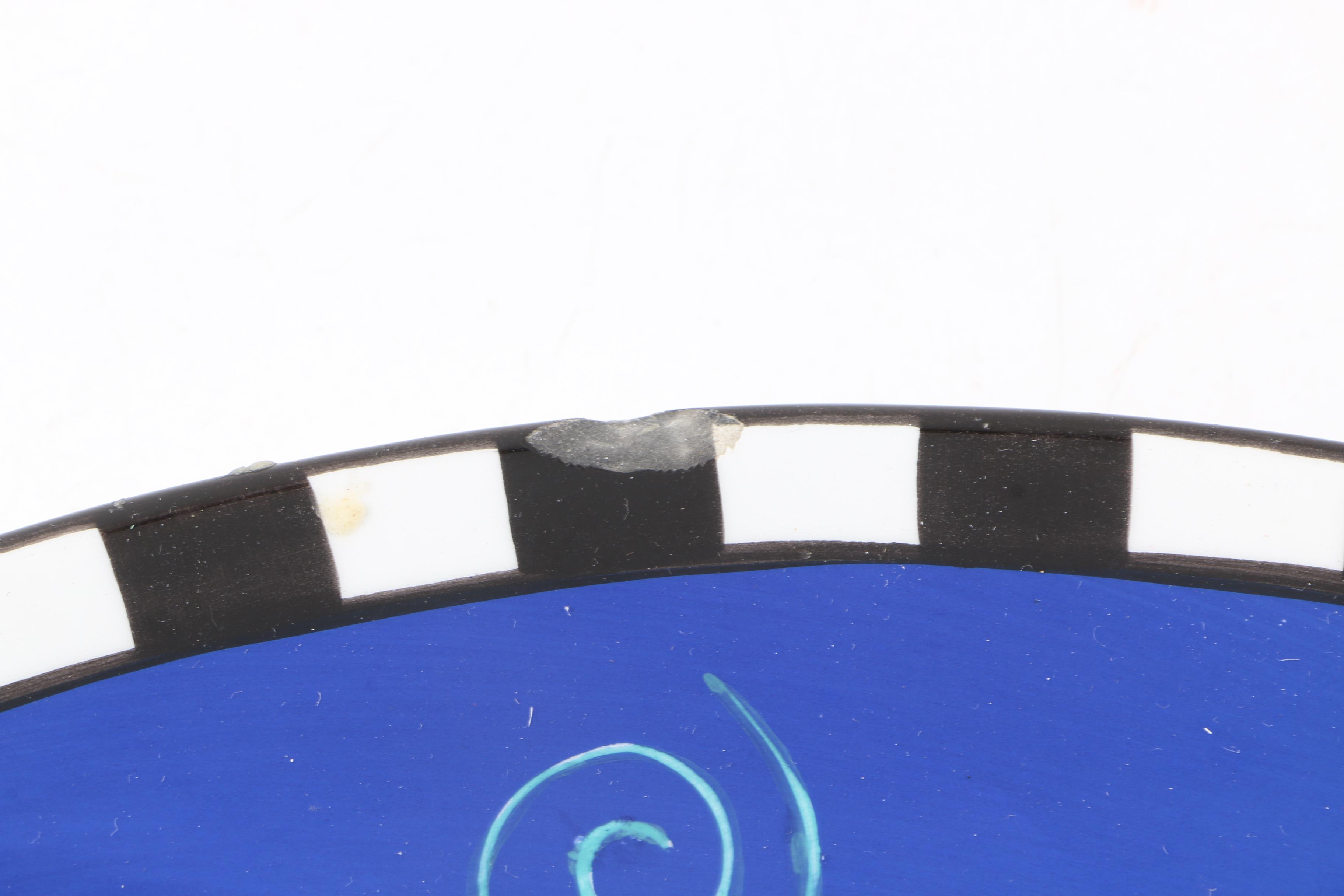 Laurel Burch Design Studio Multicolored Fish Platter 1998