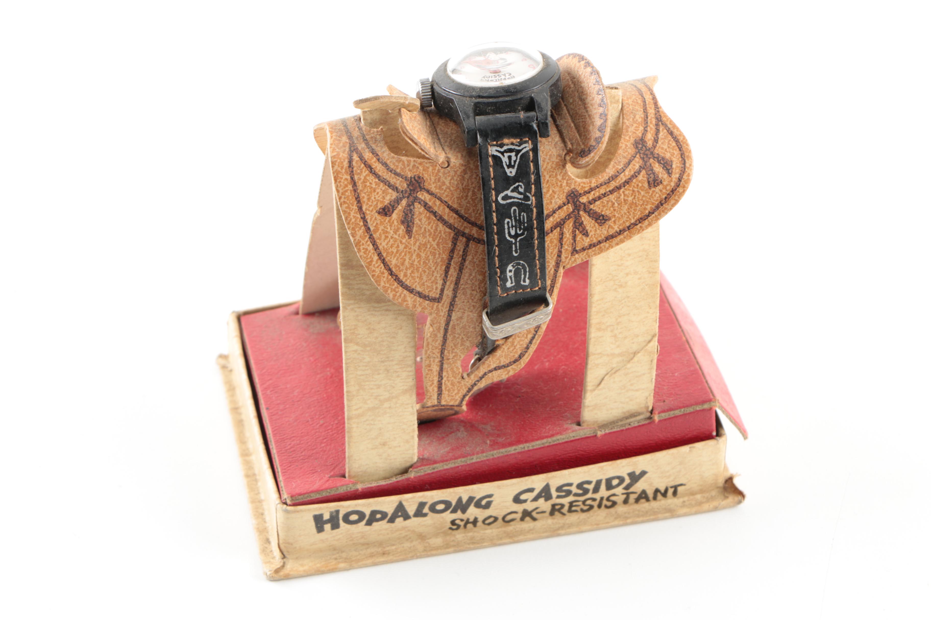 Hopalong Cassidy and Walt Disney's Davy Crockett Watches