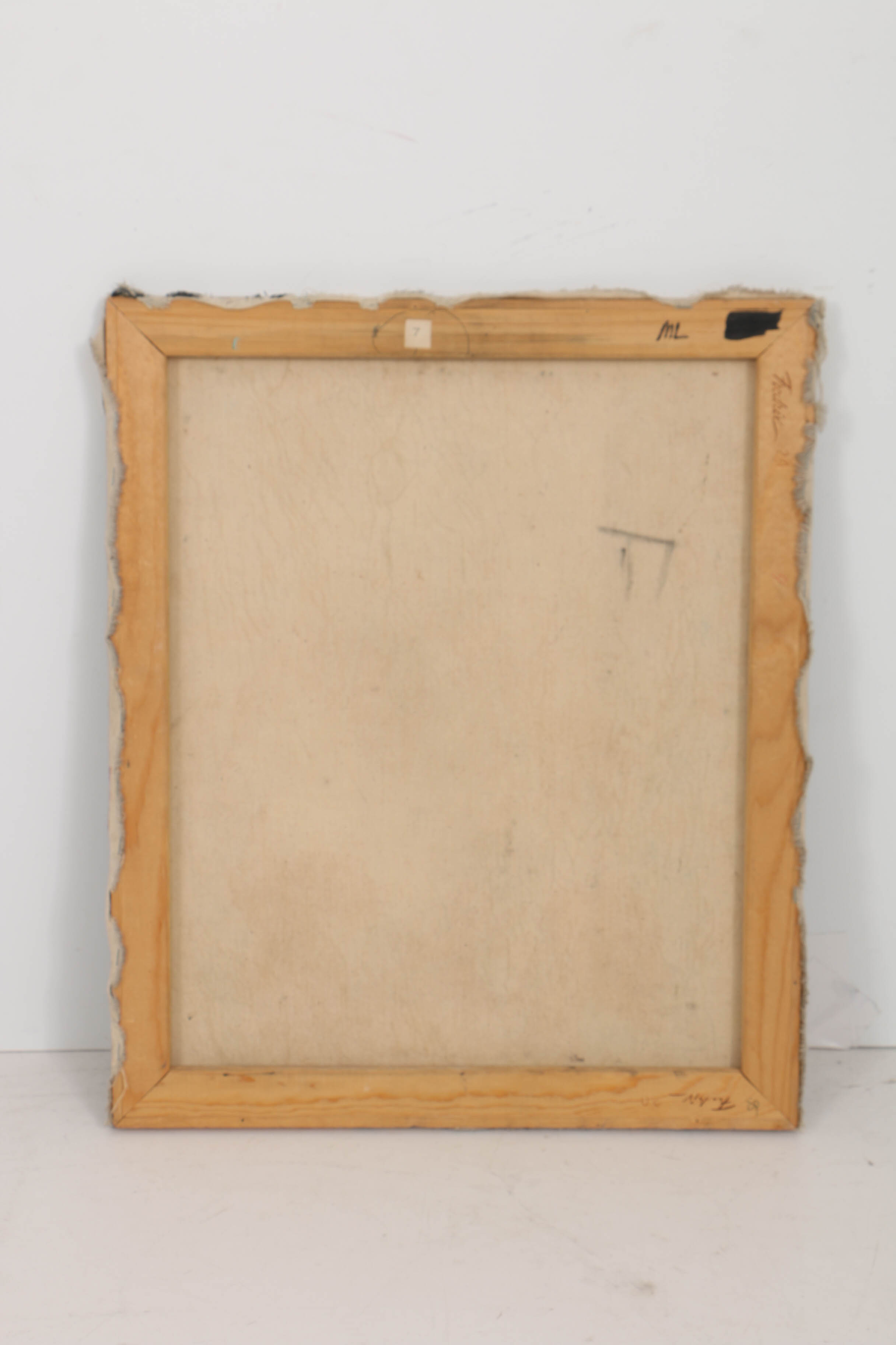 Edgar Yaeger 1939 Oil Painting on Canvas Abstract Still Life