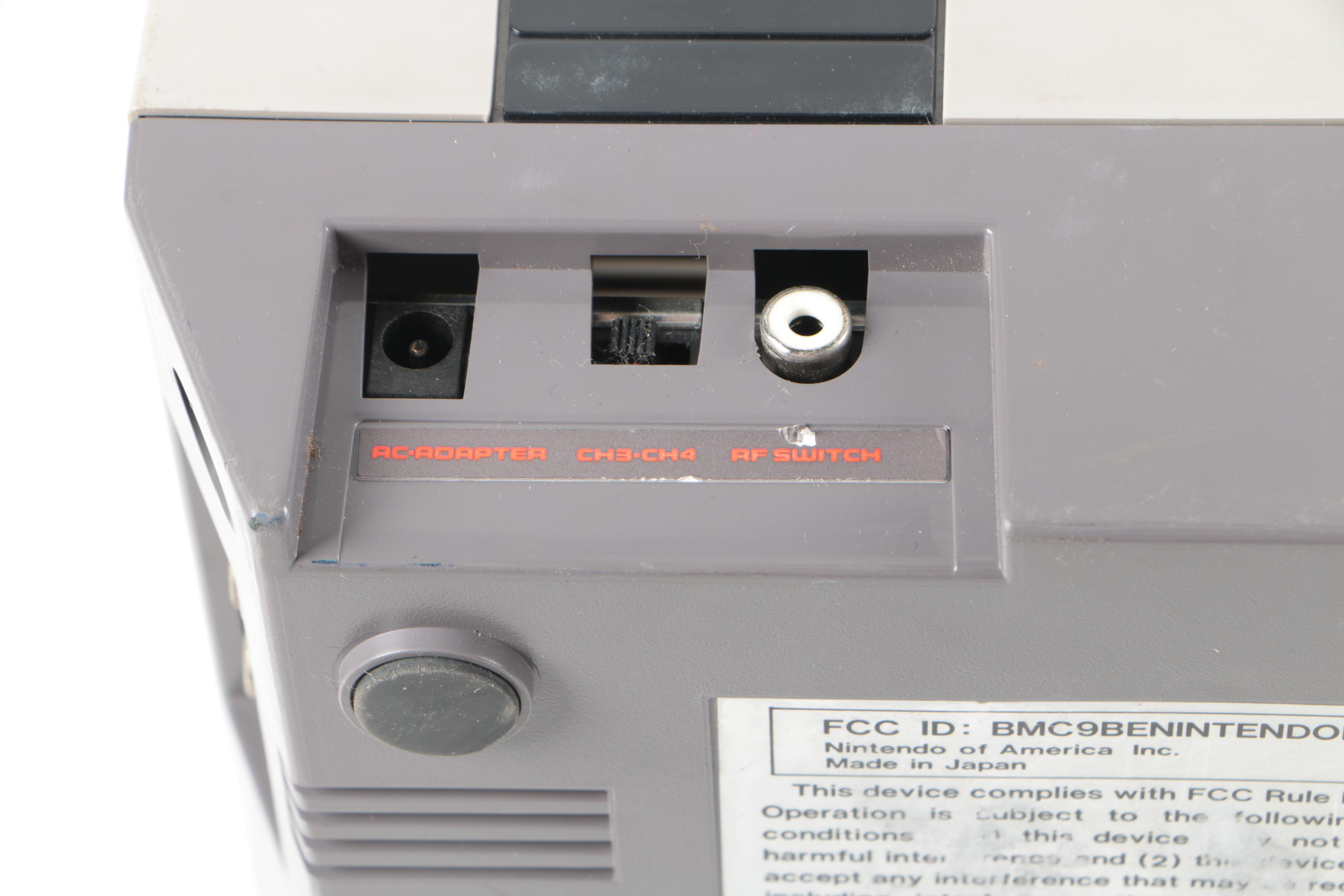 1985 Nintendo Entertainment System and Other Video Game Items