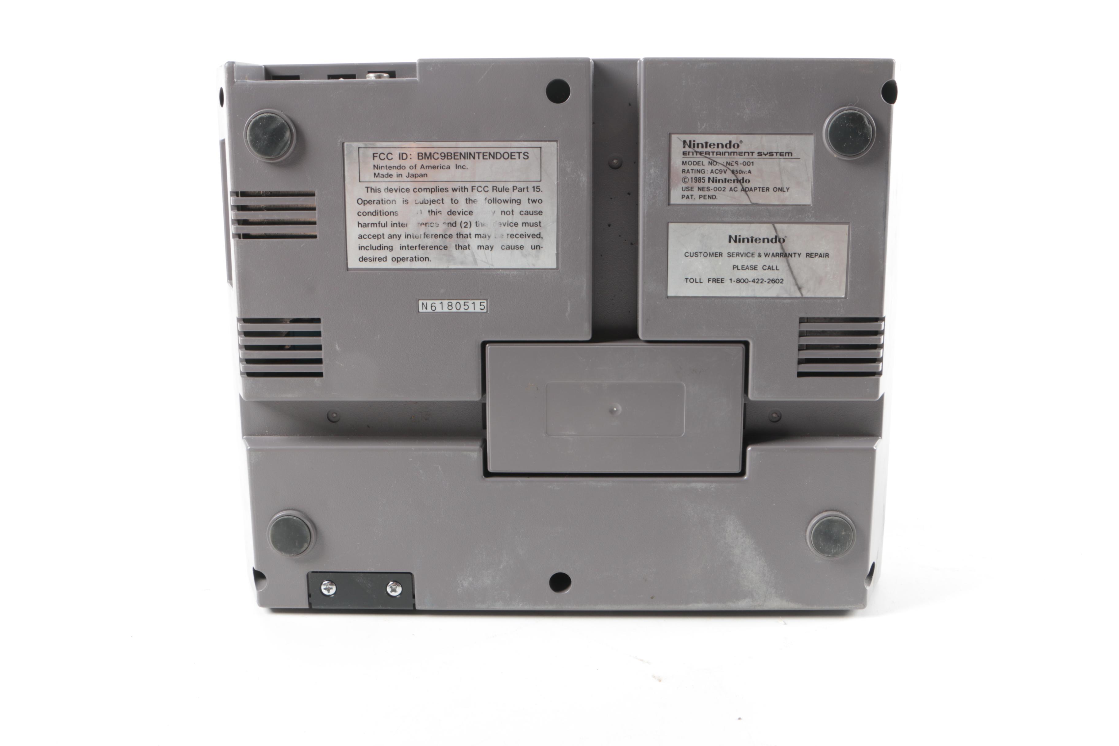 1985 Nintendo Entertainment System and Other Video Game Items