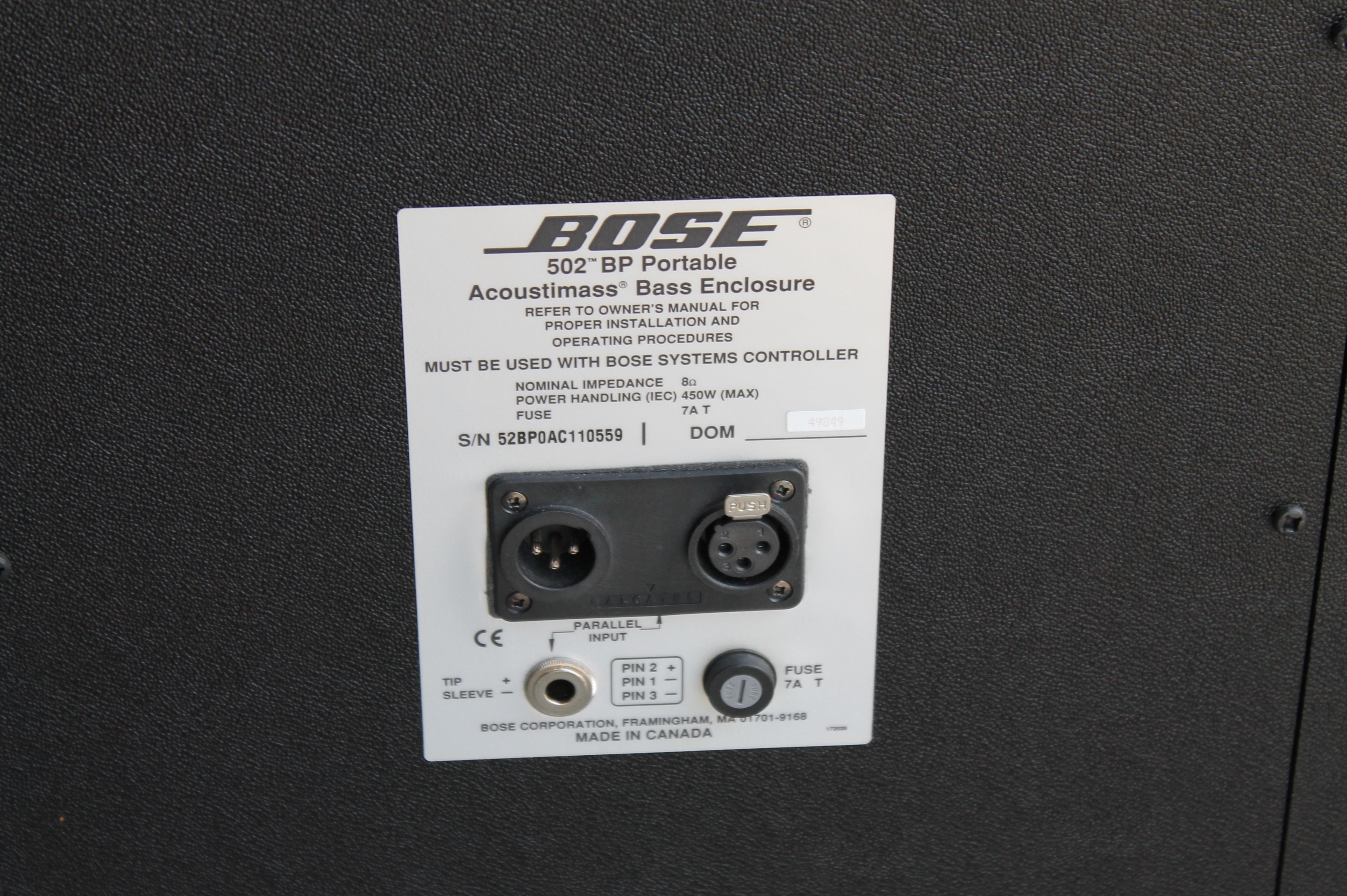 Bose 502 Speaker System