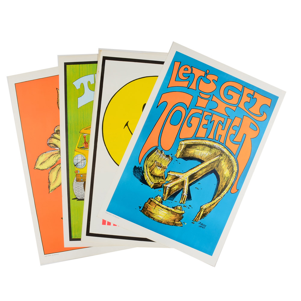 Collection of 1970s Era Lithographic Posters