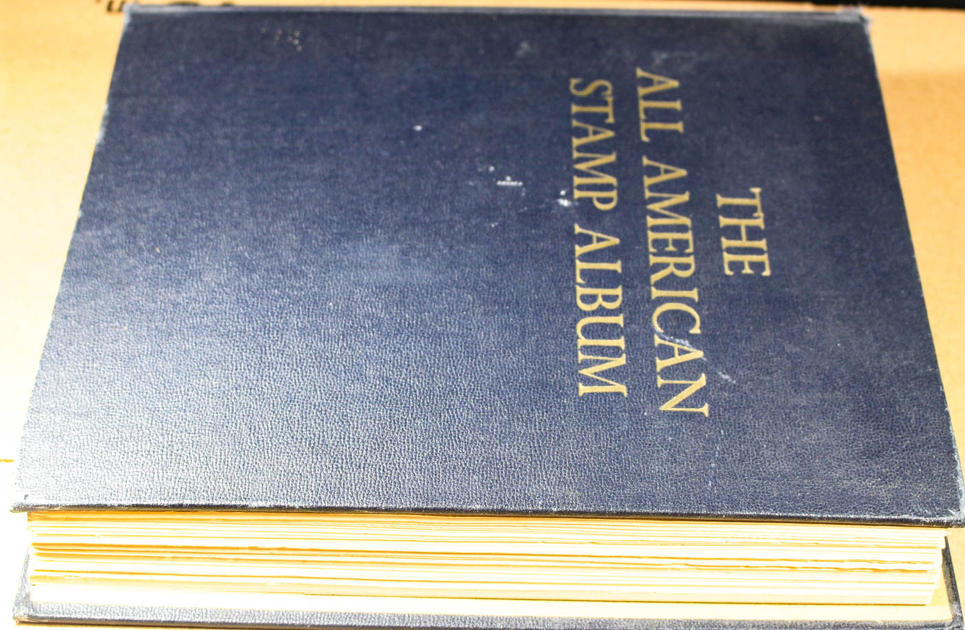 A U.S. Stamp Collection in an "All American Stamp Album"