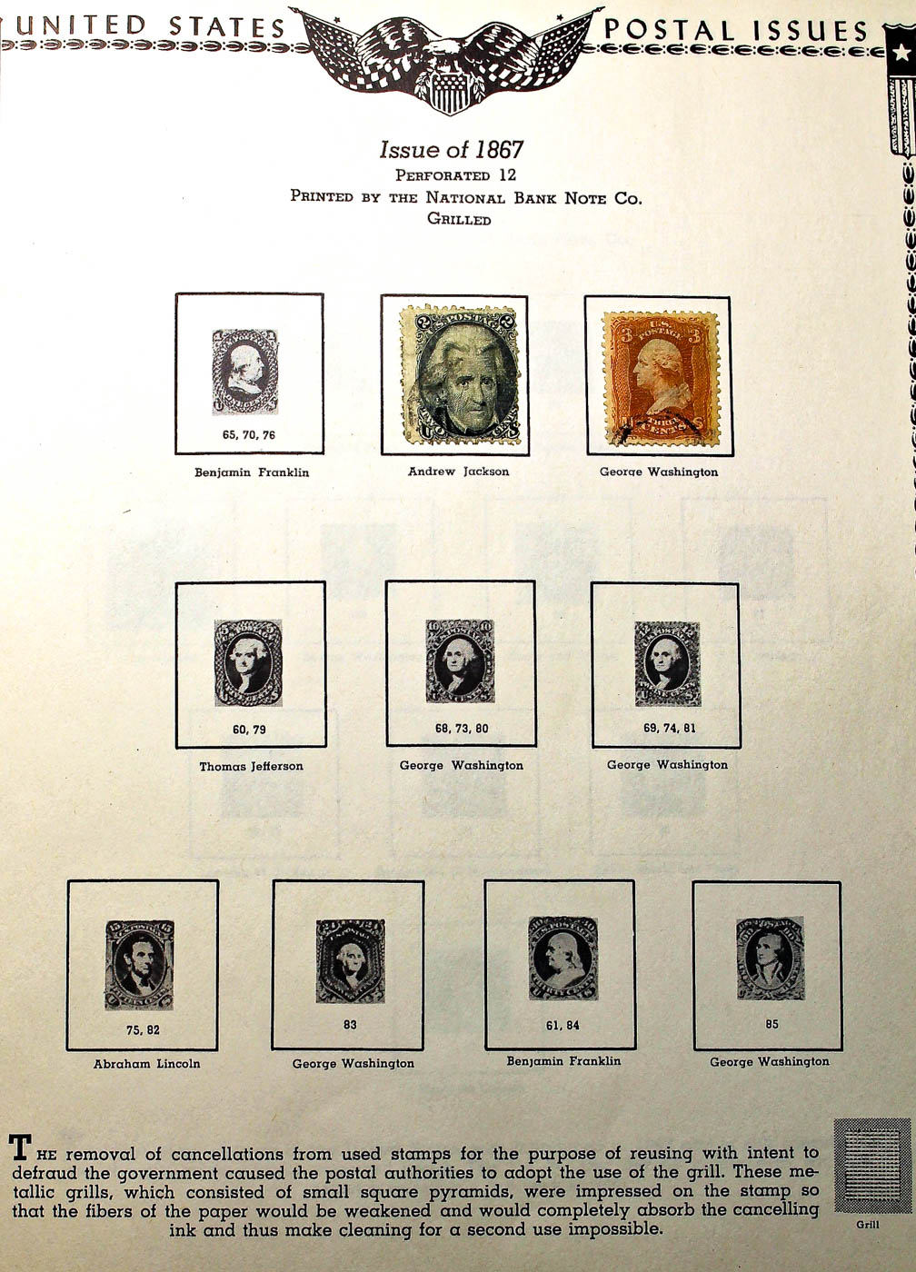 A U.S. Stamp Collection in an "All American Stamp Album"