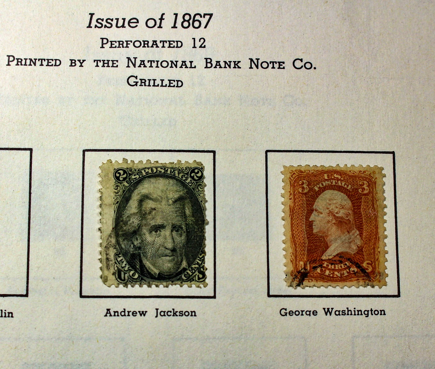 A U.S. Stamp Collection in an "All American Stamp Album"