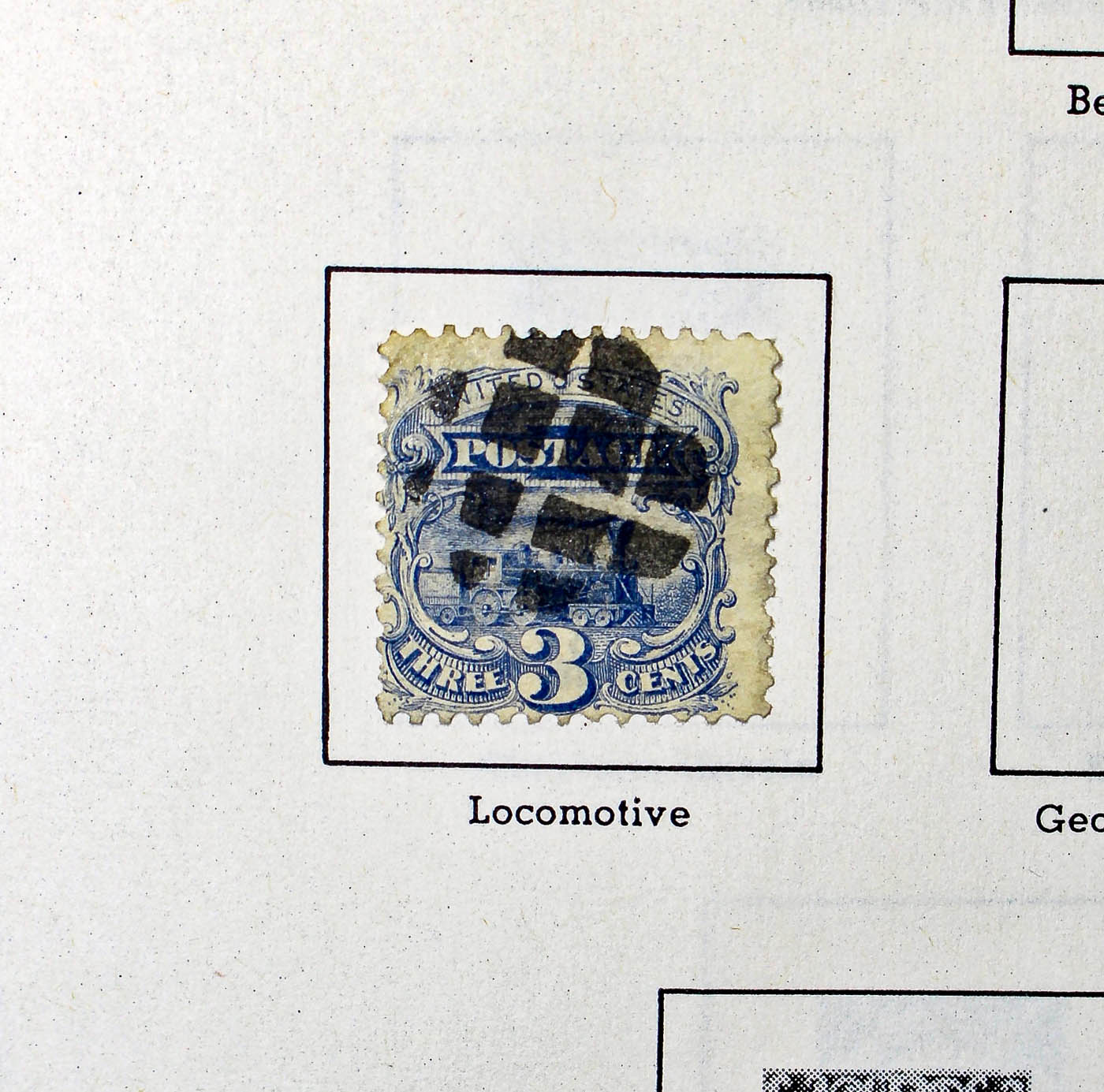 A U.S. Stamp Collection in an "All American Stamp Album"