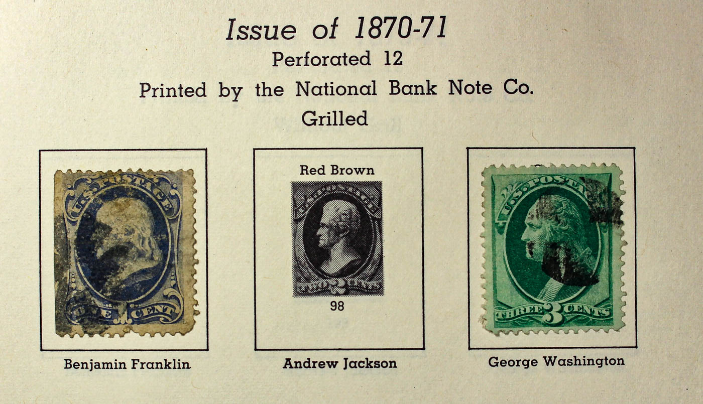 A U.S. Stamp Collection in an "All American Stamp Album"