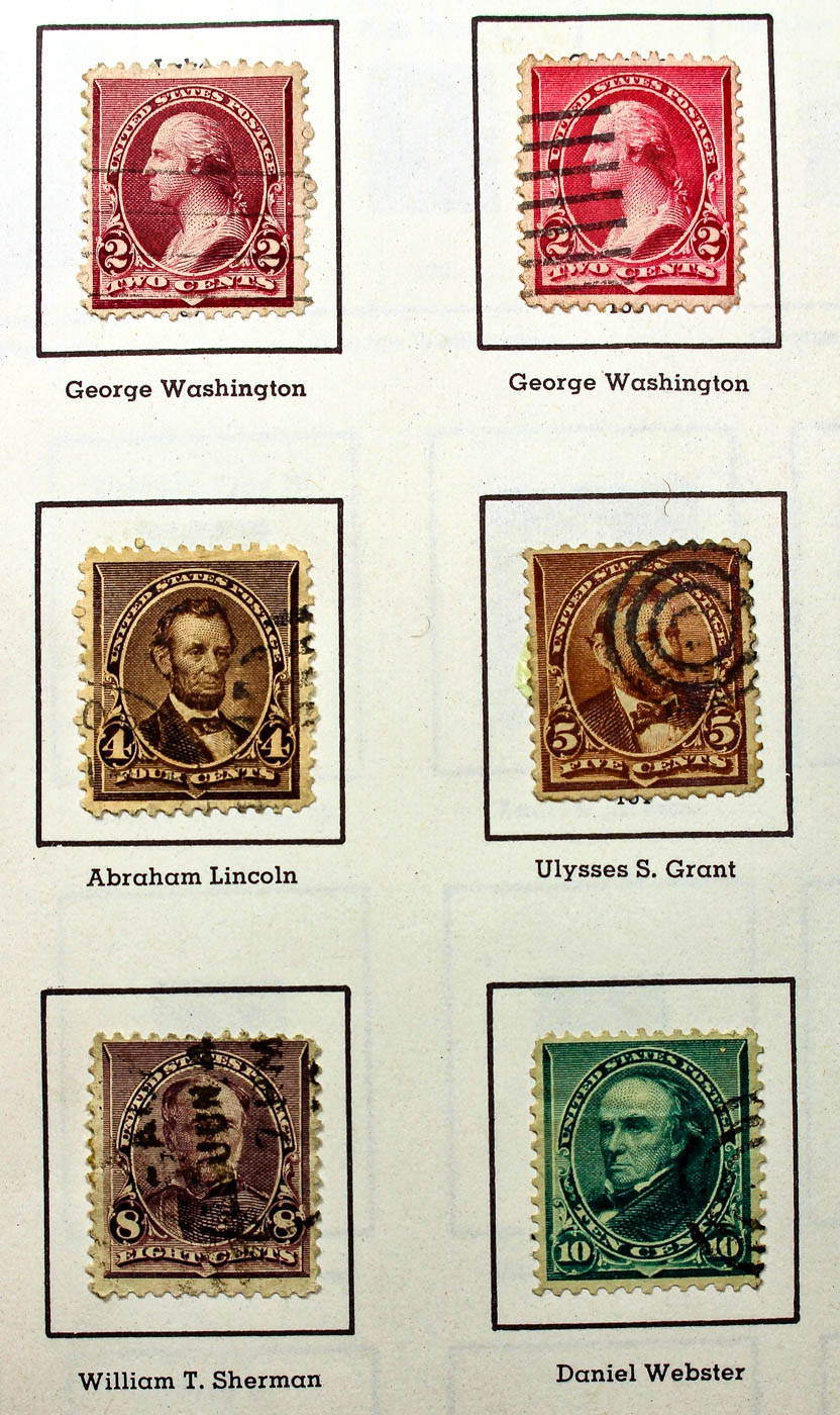 A U.S. Stamp Collection in an "All American Stamp Album"