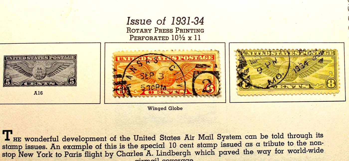 A U.S. Stamp Collection in an "All American Stamp Album"
