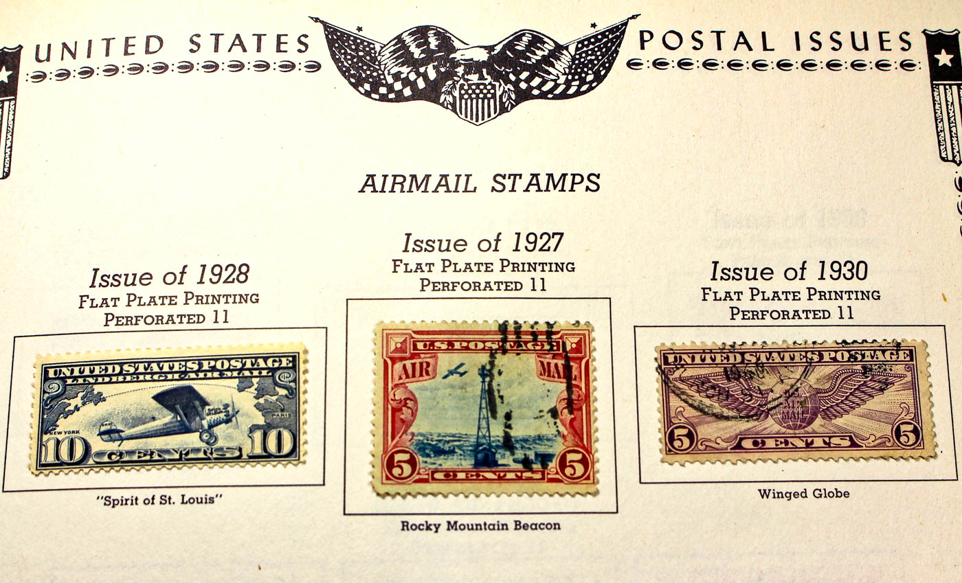 A U.S. Stamp Collection in an "All American Stamp Album"