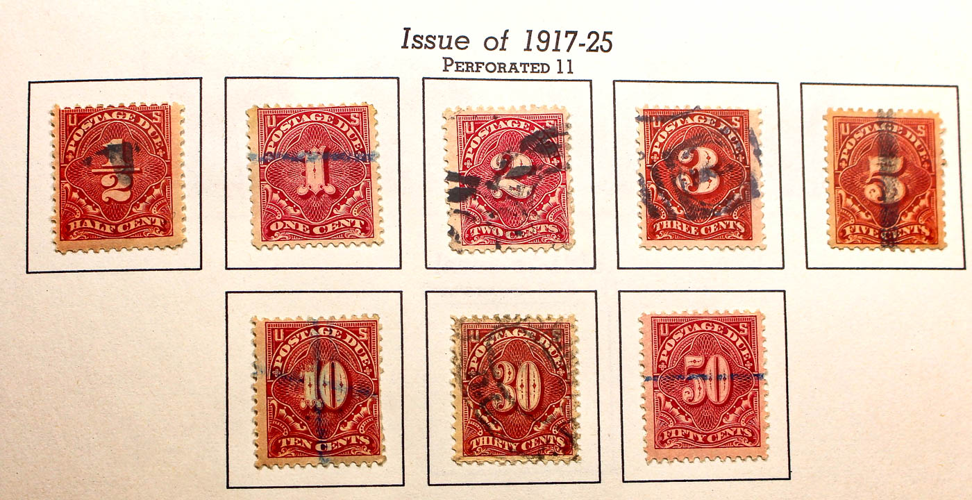 A U.S. Stamp Collection in an "All American Stamp Album"