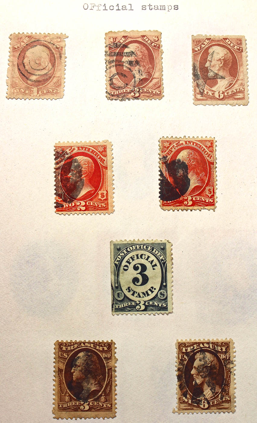 A U.S. Stamp Collection in an "All American Stamp Album"