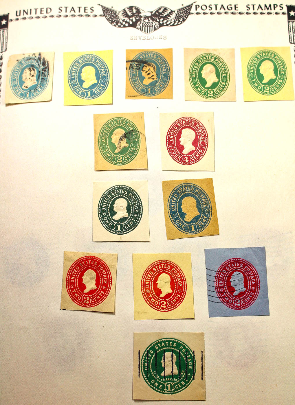 A U.S. Stamp Collection in an "All American Stamp Album"