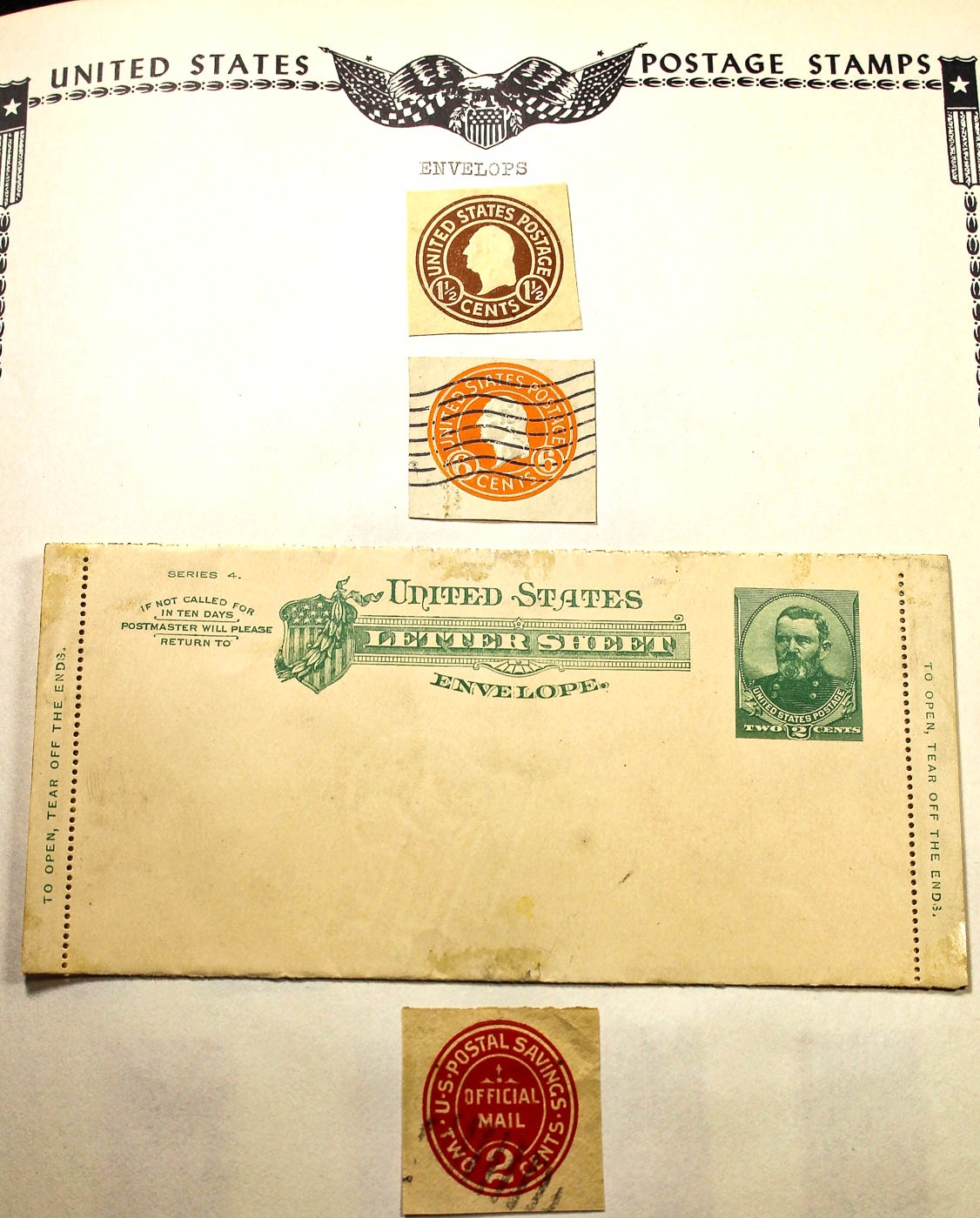 A U.S. Stamp Collection in an "All American Stamp Album"
