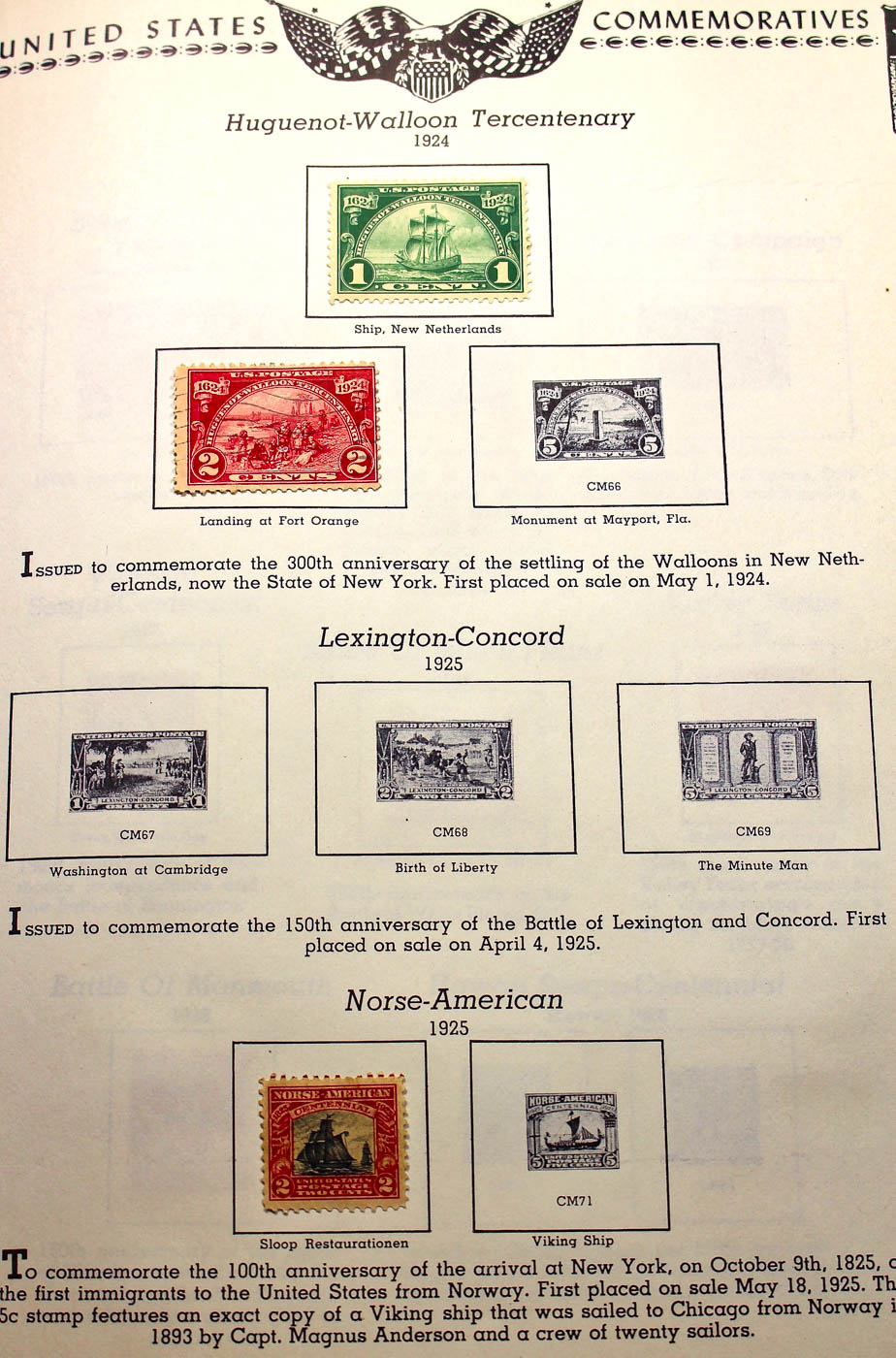 A U.S. Stamp Collection in an "All American Stamp Album"