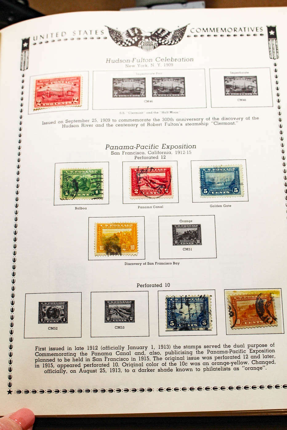 A U.S. Stamp Collection in an "All American Stamp Album"