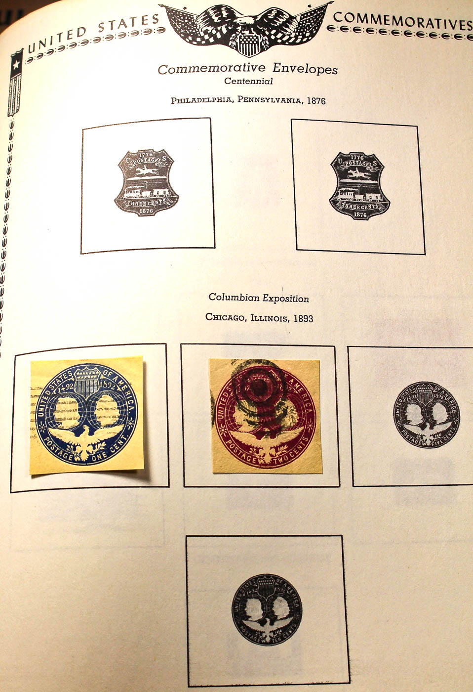 A U.S. Stamp Collection in an "All American Stamp Album"