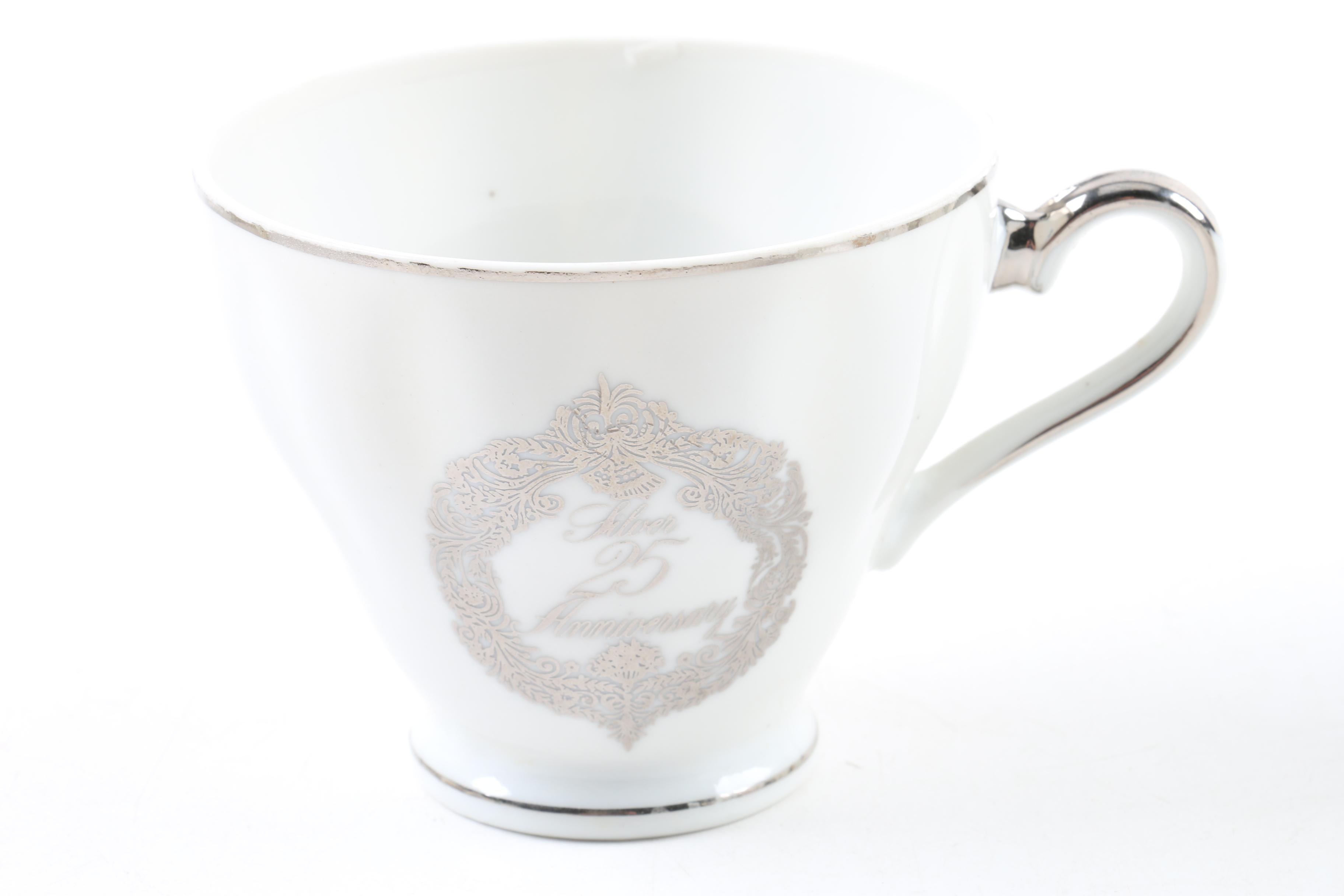 Napcoware Anniversary Cups and Saucers