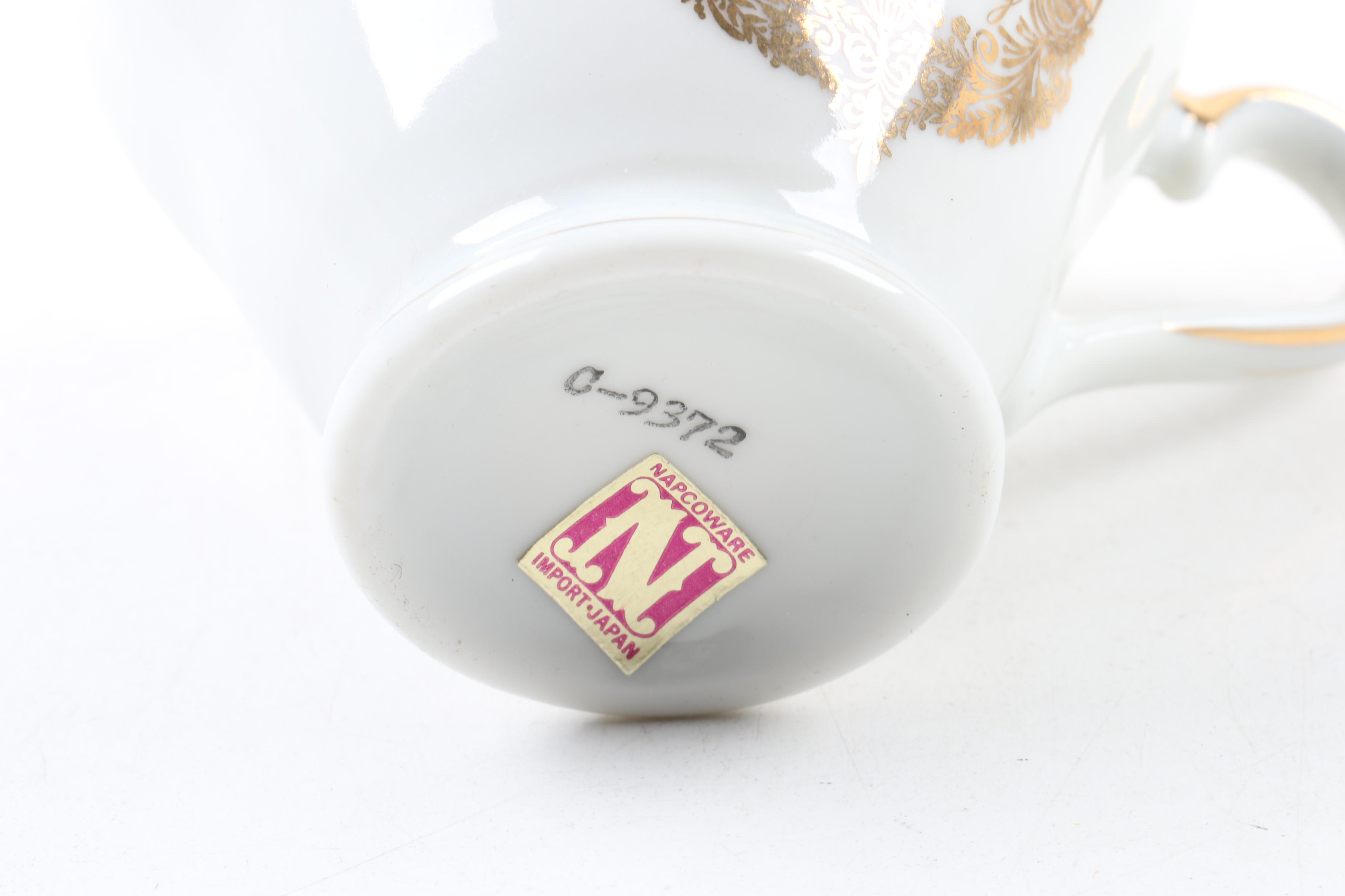 Napcoware Anniversary Cups and Saucers