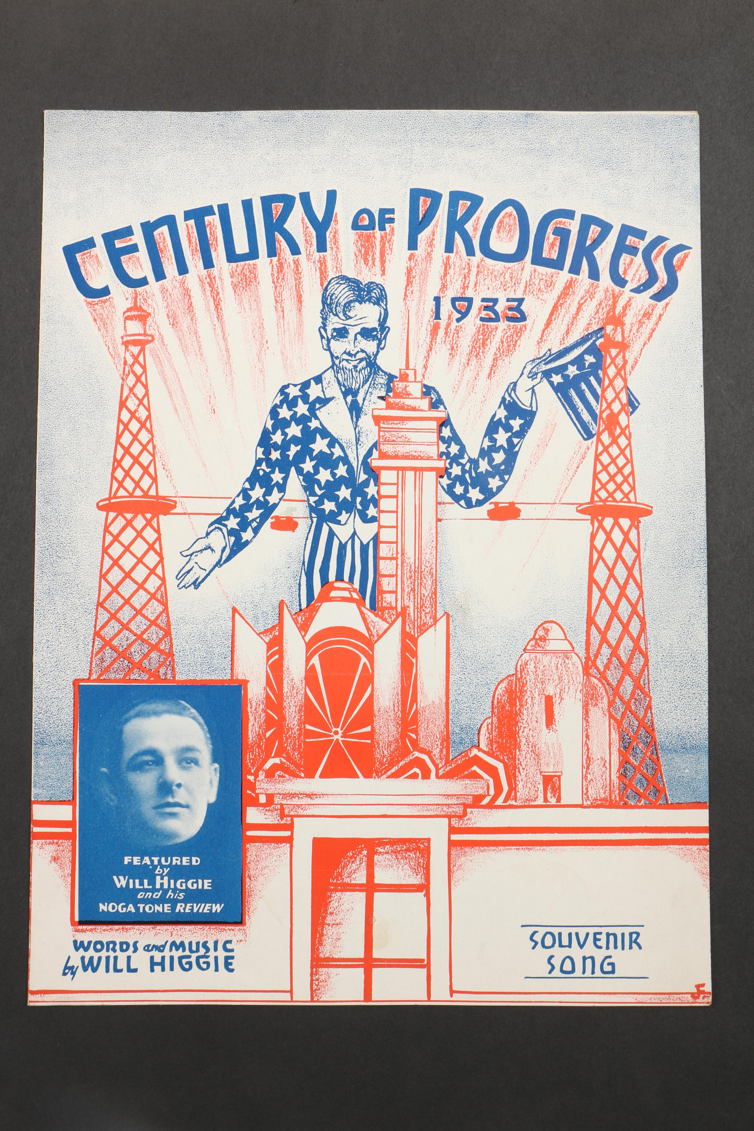 1933  Newsletters, Scrapbook of Chicago's "Century of Progress" Exposition