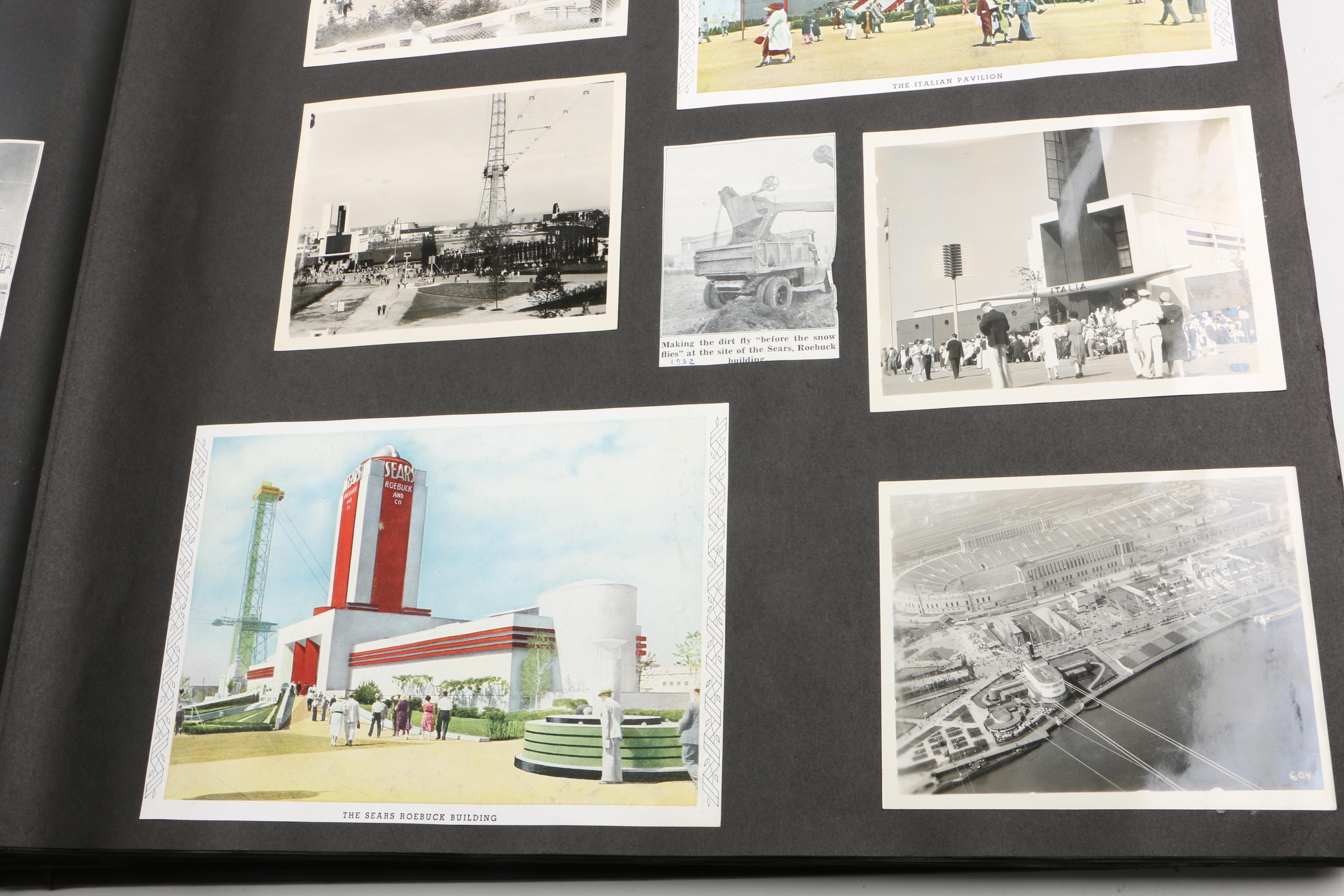 1933  Newsletters, Scrapbook of Chicago's "Century of Progress" Exposition