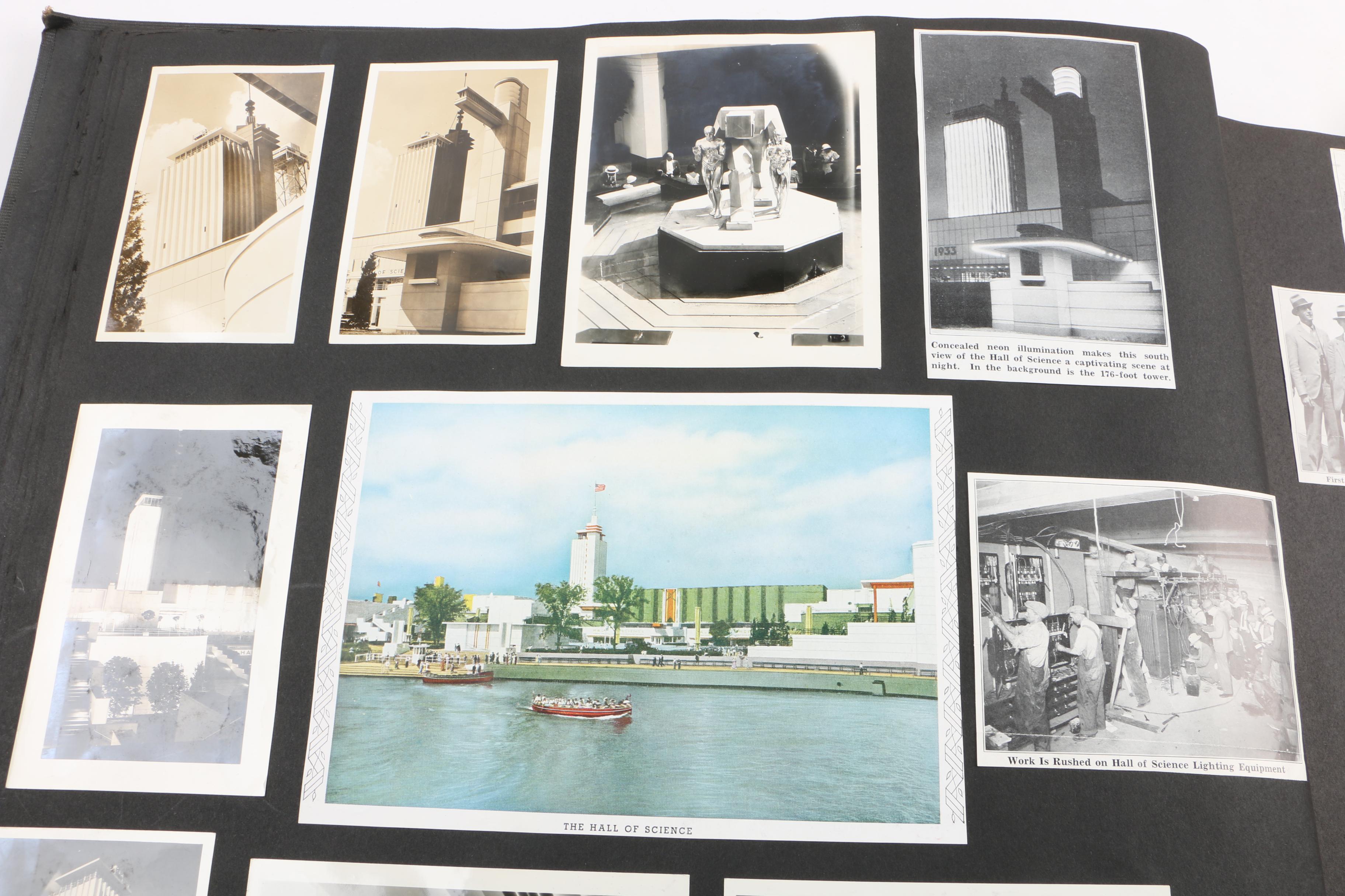 1933  Newsletters, Scrapbook of Chicago's "Century of Progress" Exposition