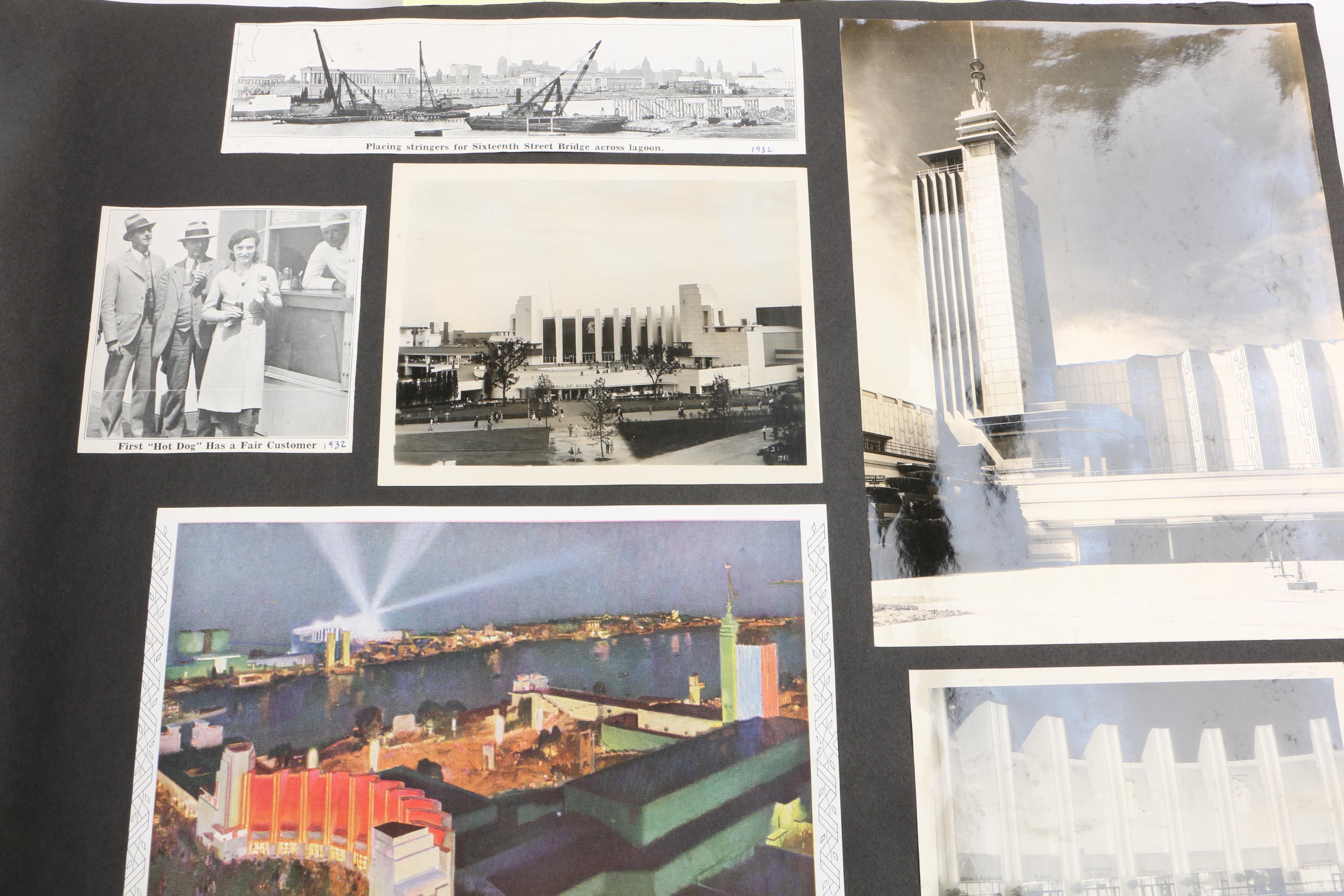 1933  Newsletters, Scrapbook of Chicago's "Century of Progress" Exposition