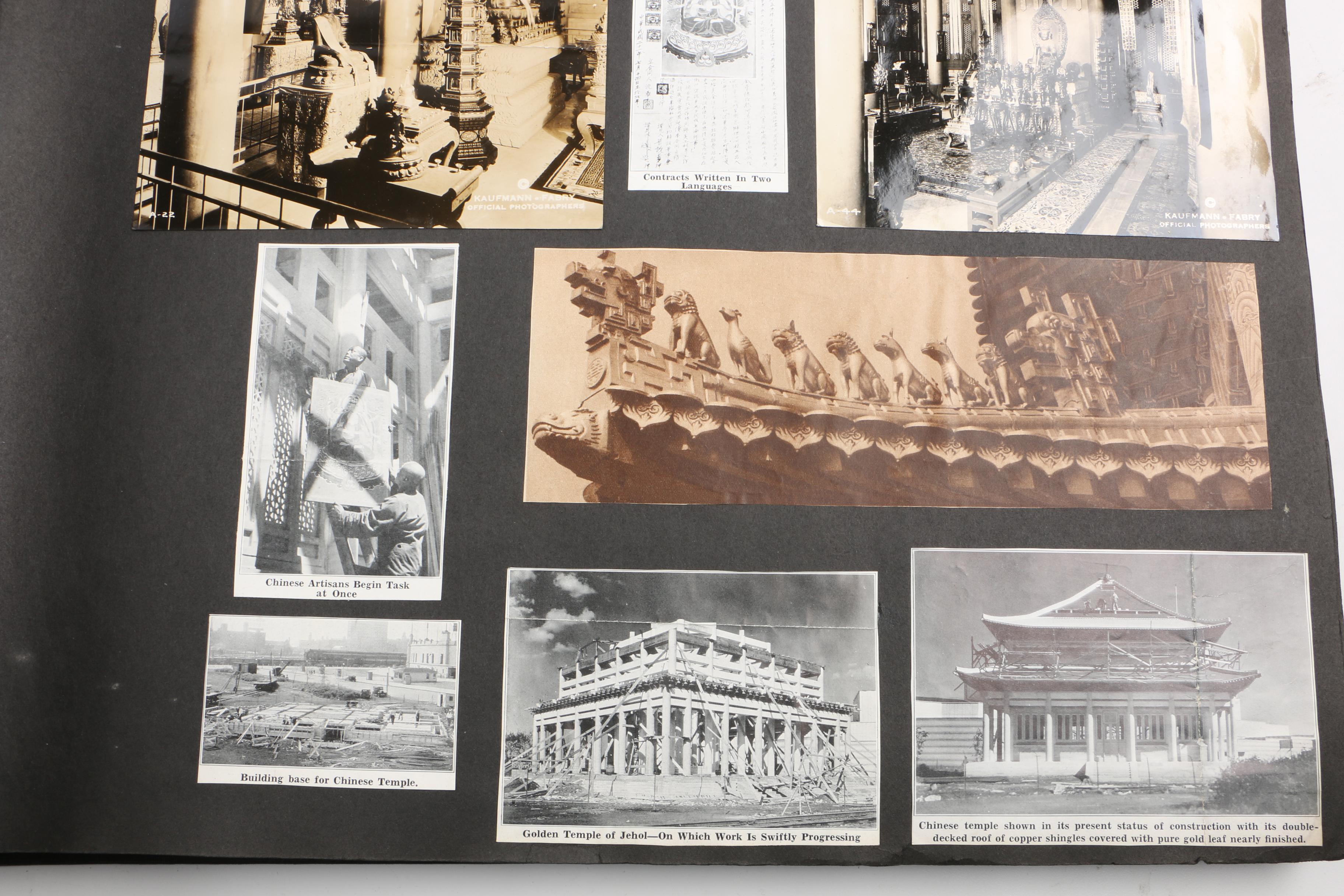 1933  Newsletters, Scrapbook of Chicago's "Century of Progress" Exposition