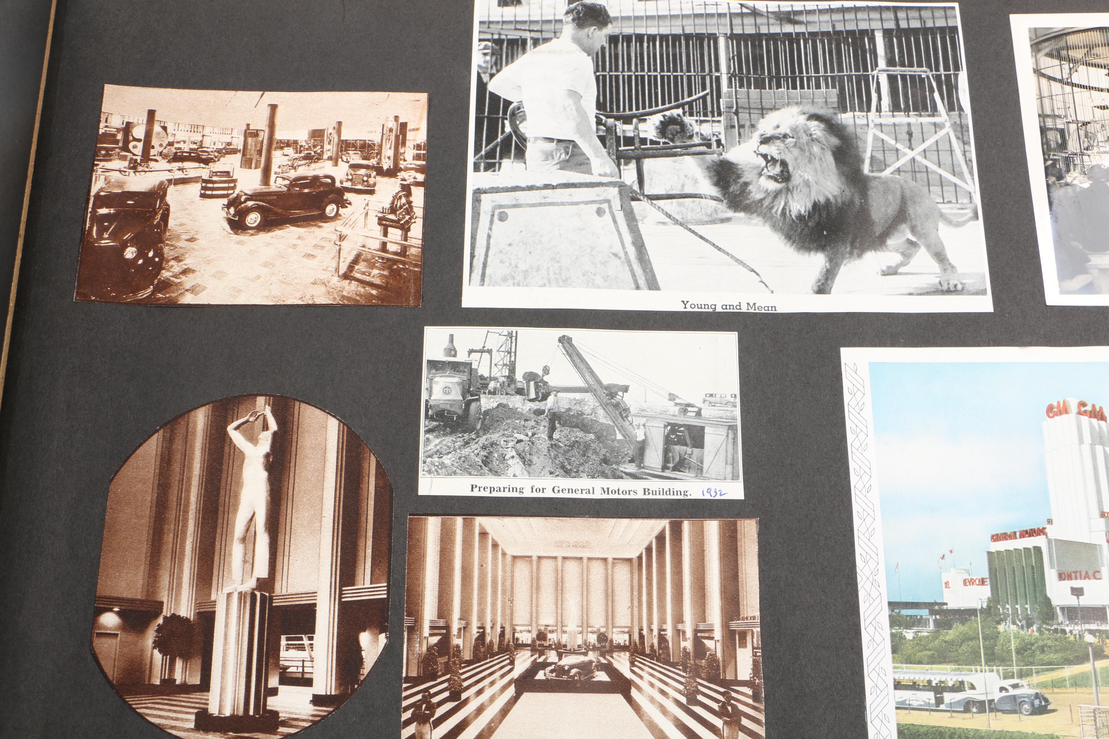 1933  Newsletters, Scrapbook of Chicago's "Century of Progress" Exposition