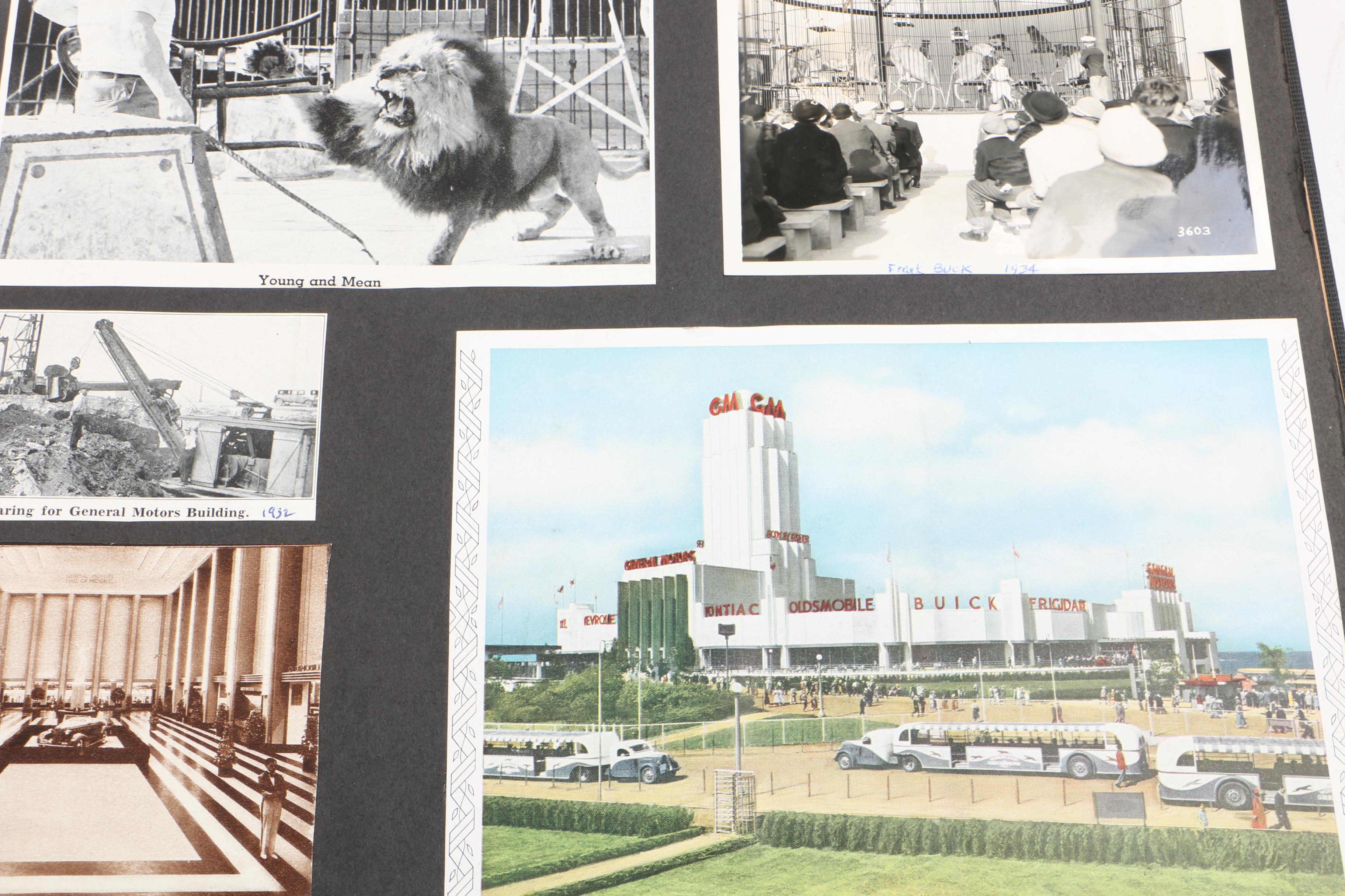 1933  Newsletters, Scrapbook of Chicago's "Century of Progress" Exposition