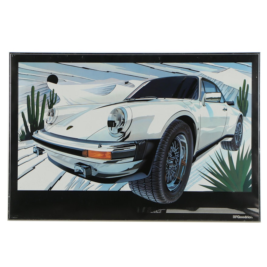 Porsche 930 BFGoodrich Framed Offset Poster