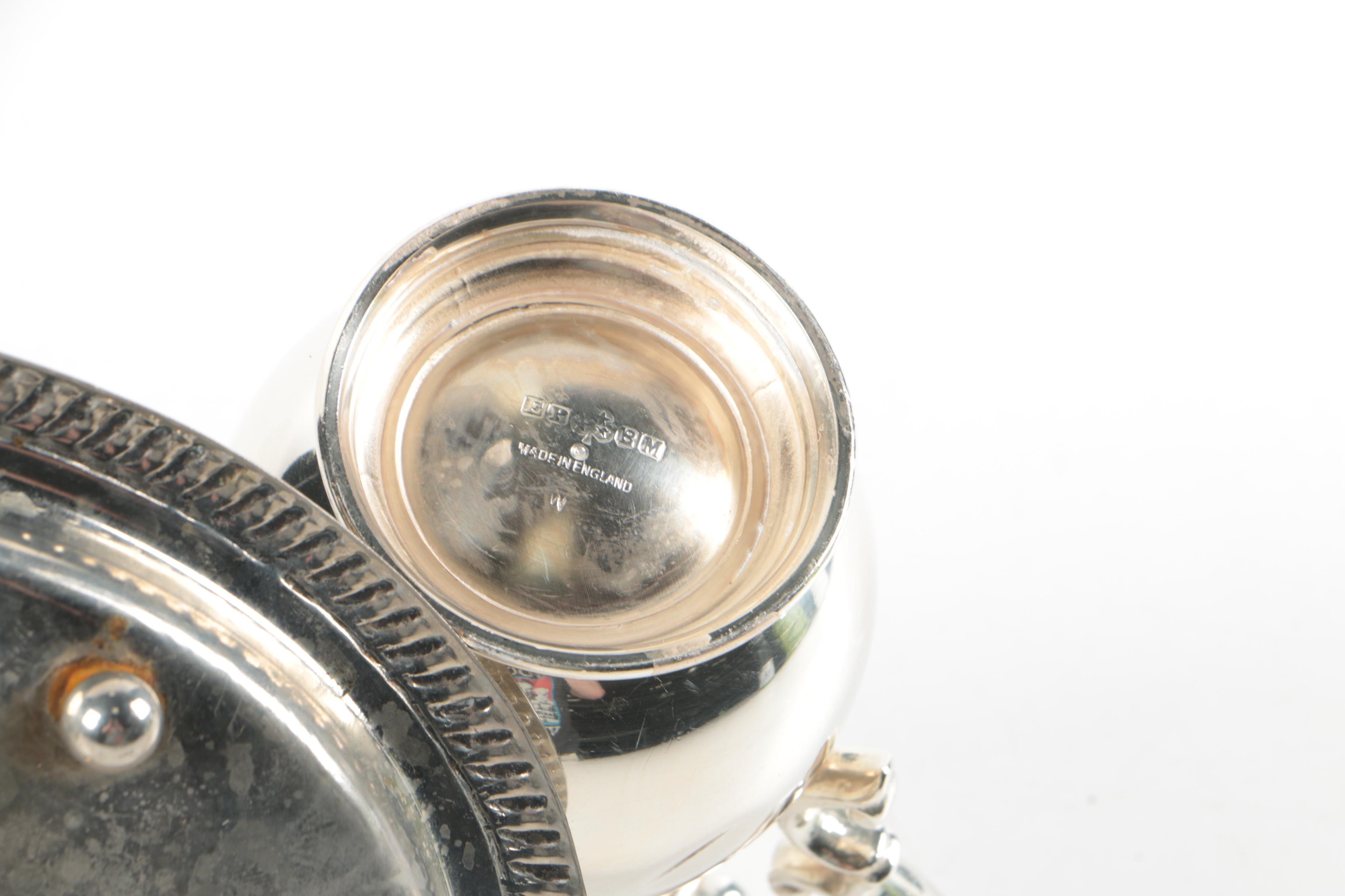 Vintage Poole and Barker Bros. Silver Plate Creamers with Caddy Tray