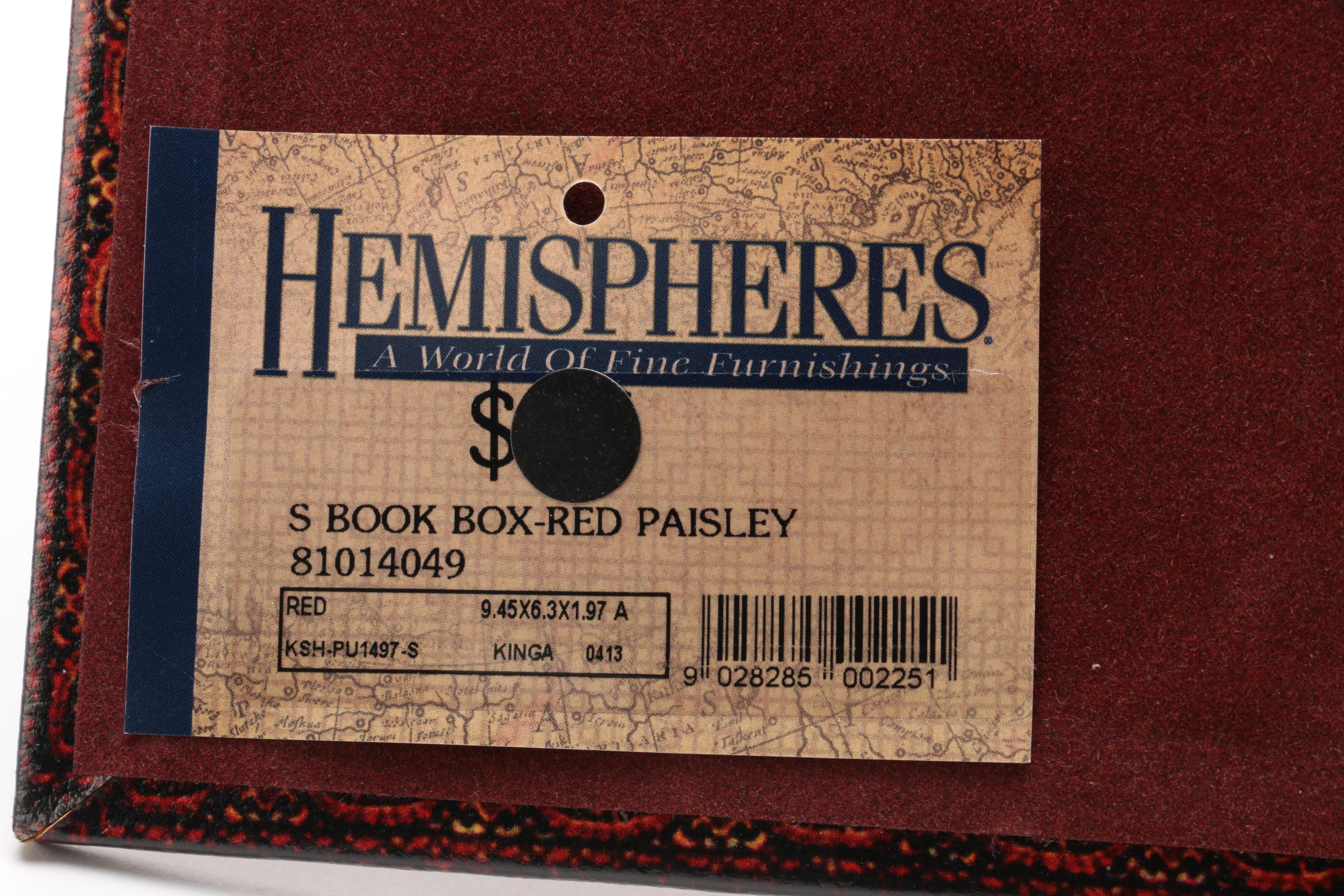 Wooden Book Boxes by Hemispheres