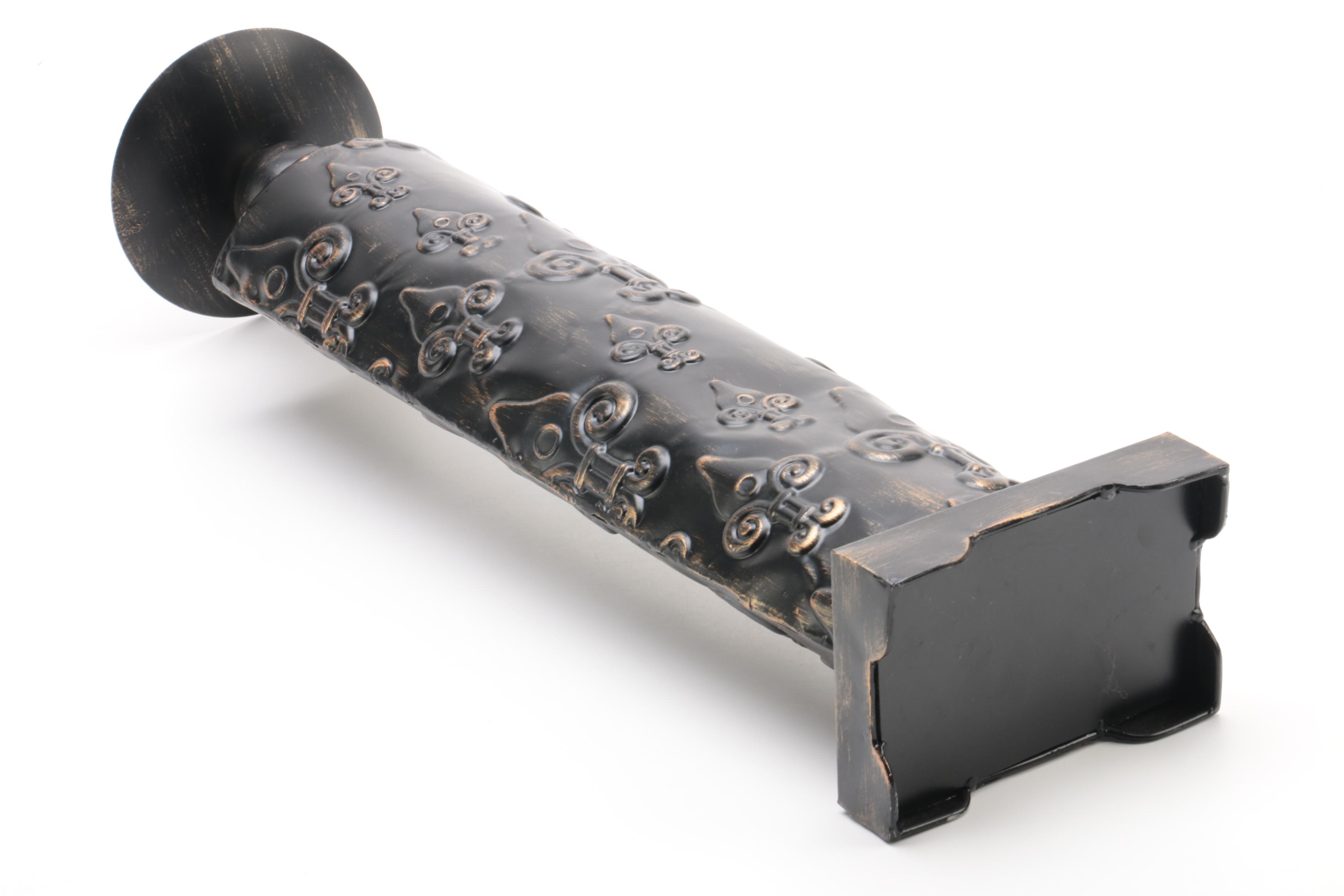 Decorative Pillar Candle Holders and Clock