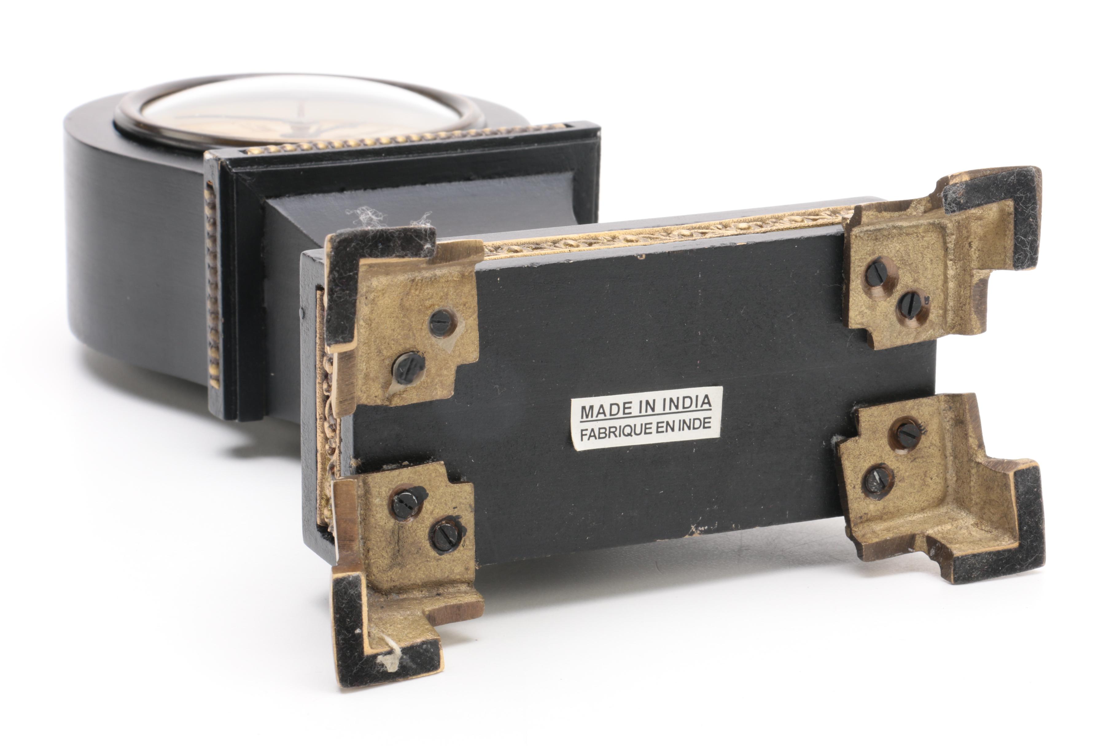 Decorative Pillar Candle Holders and Clock