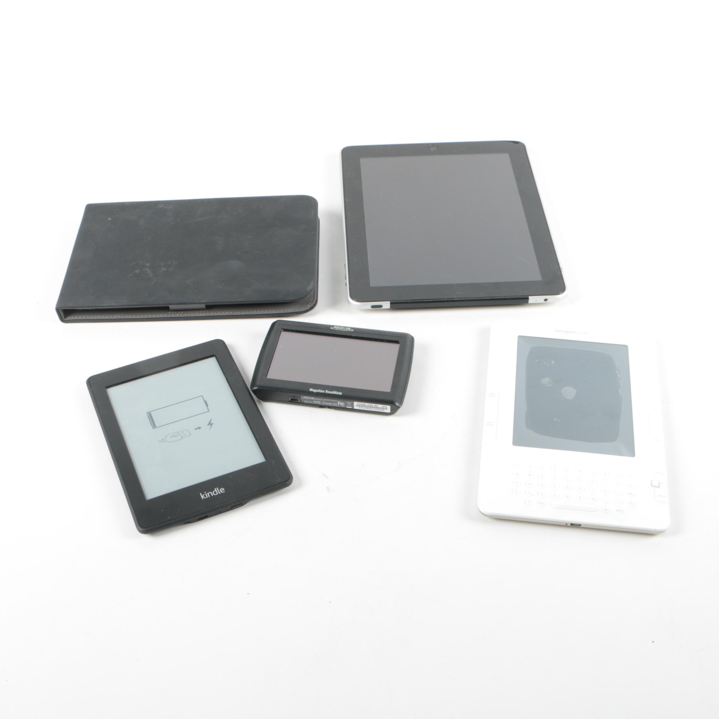 Kindles, iPad and Nook Tablets with Magellan RoadMate