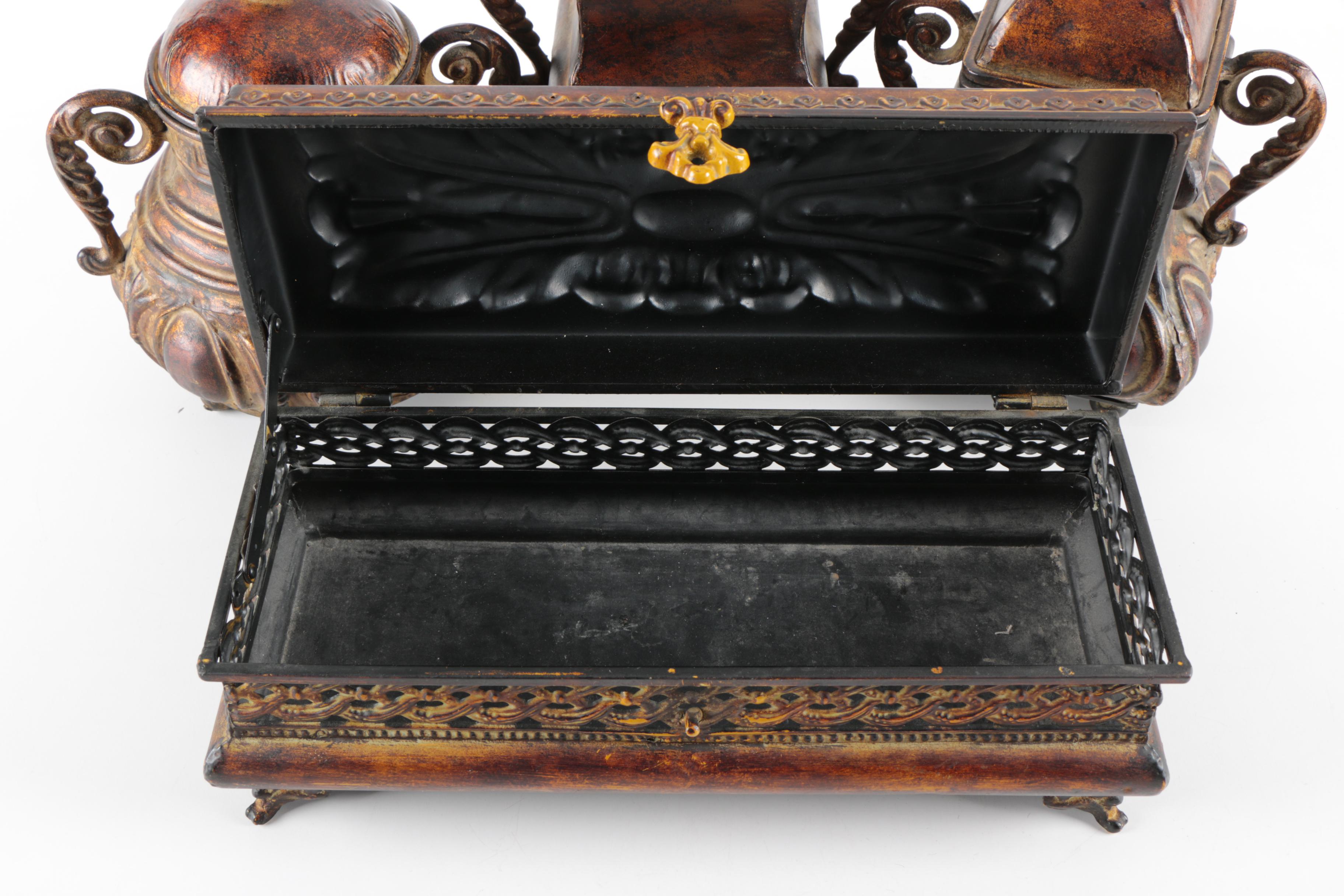 Decorative Canisters and Box