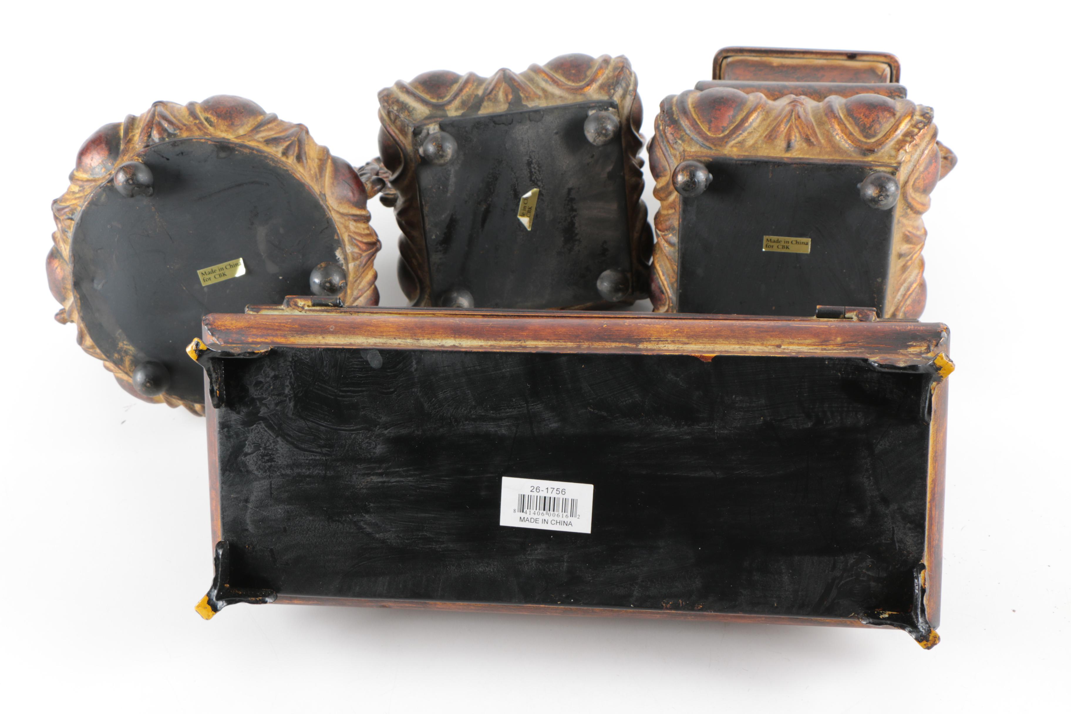 Decorative Canisters and Box