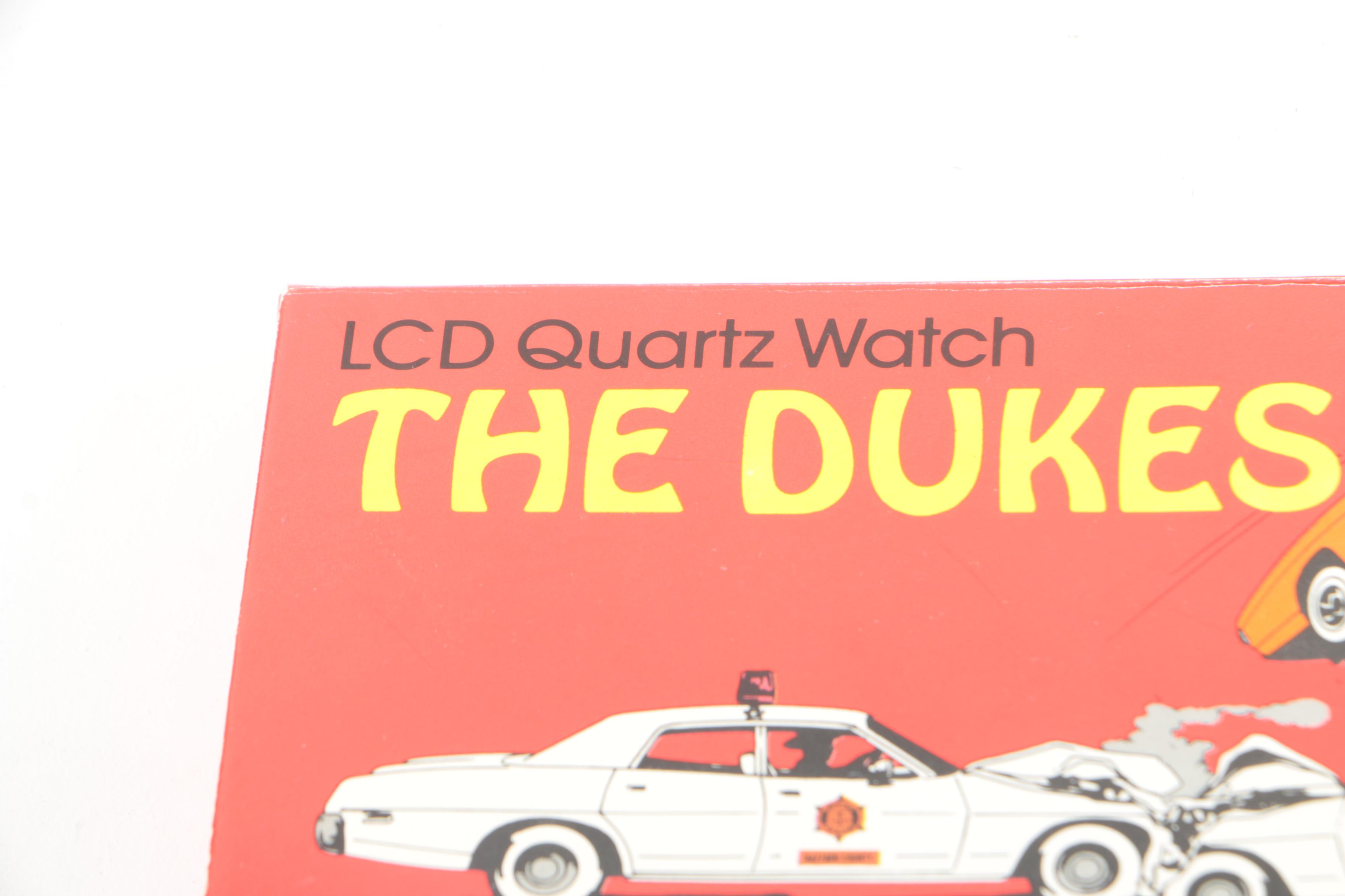 1970s Hulk, Spider-Man, and "Dukes of Hazzard" Action Figures with Watch