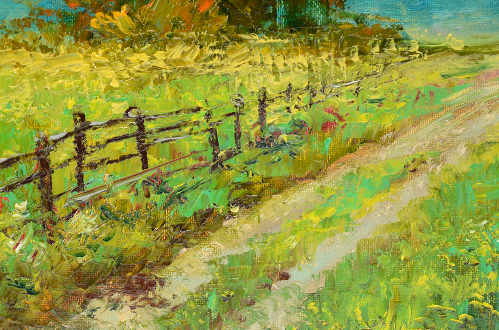 Garncarek Aleksander Oil Painting on Canvas "Fields"