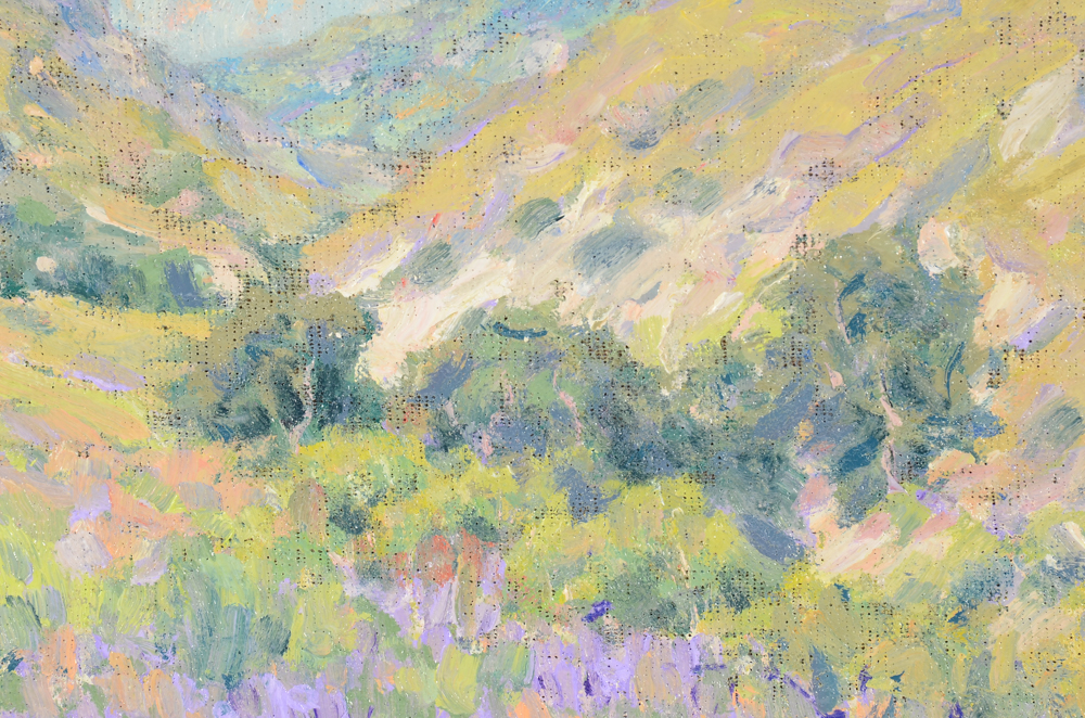 Gary Ray Oil Painting "Santa Monica Hills"